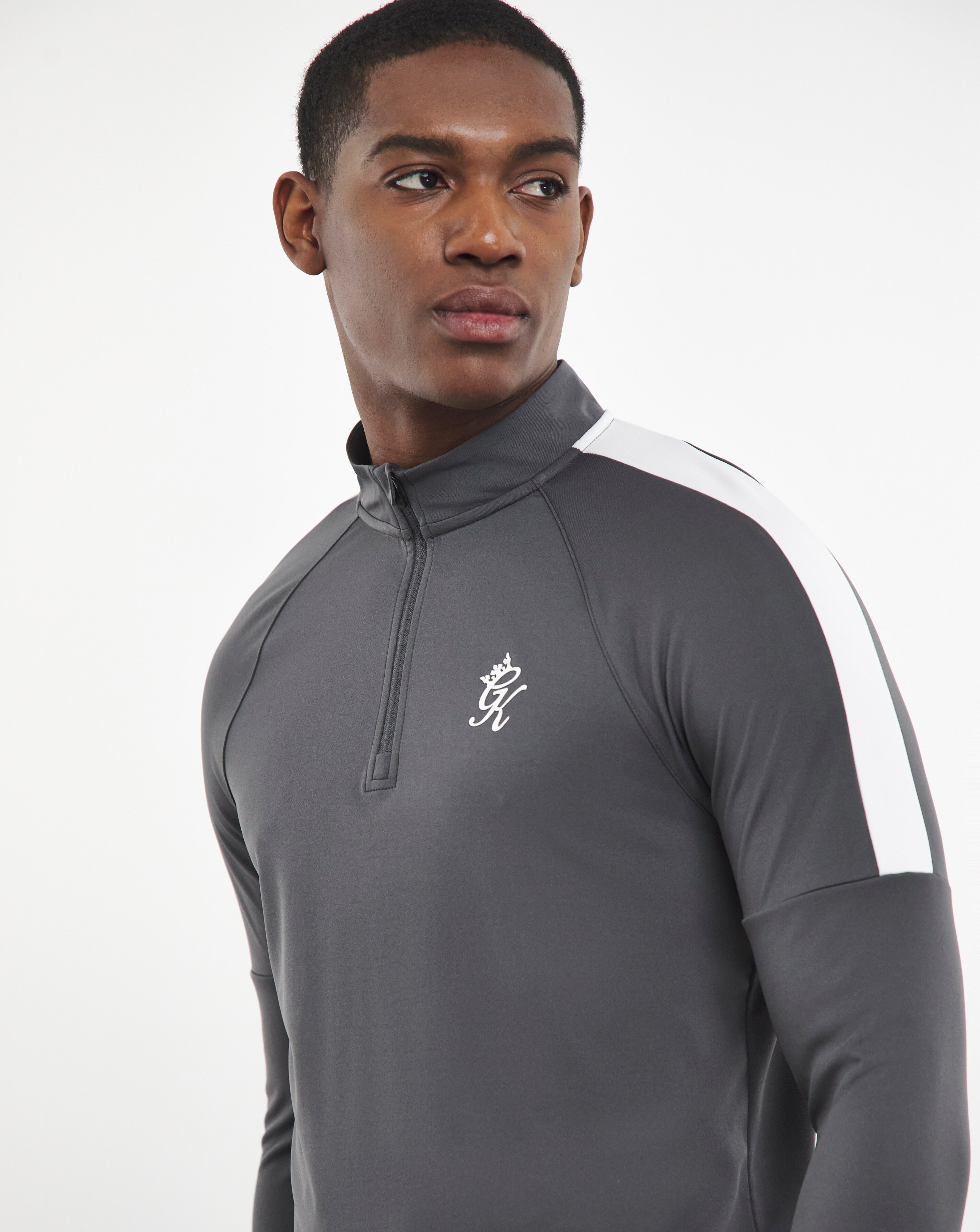 Gym King Core Plus Poly Funnel 1/4 Zip Top 1 Gym King Core Plus Poly Funnel 1/4 Zip Top