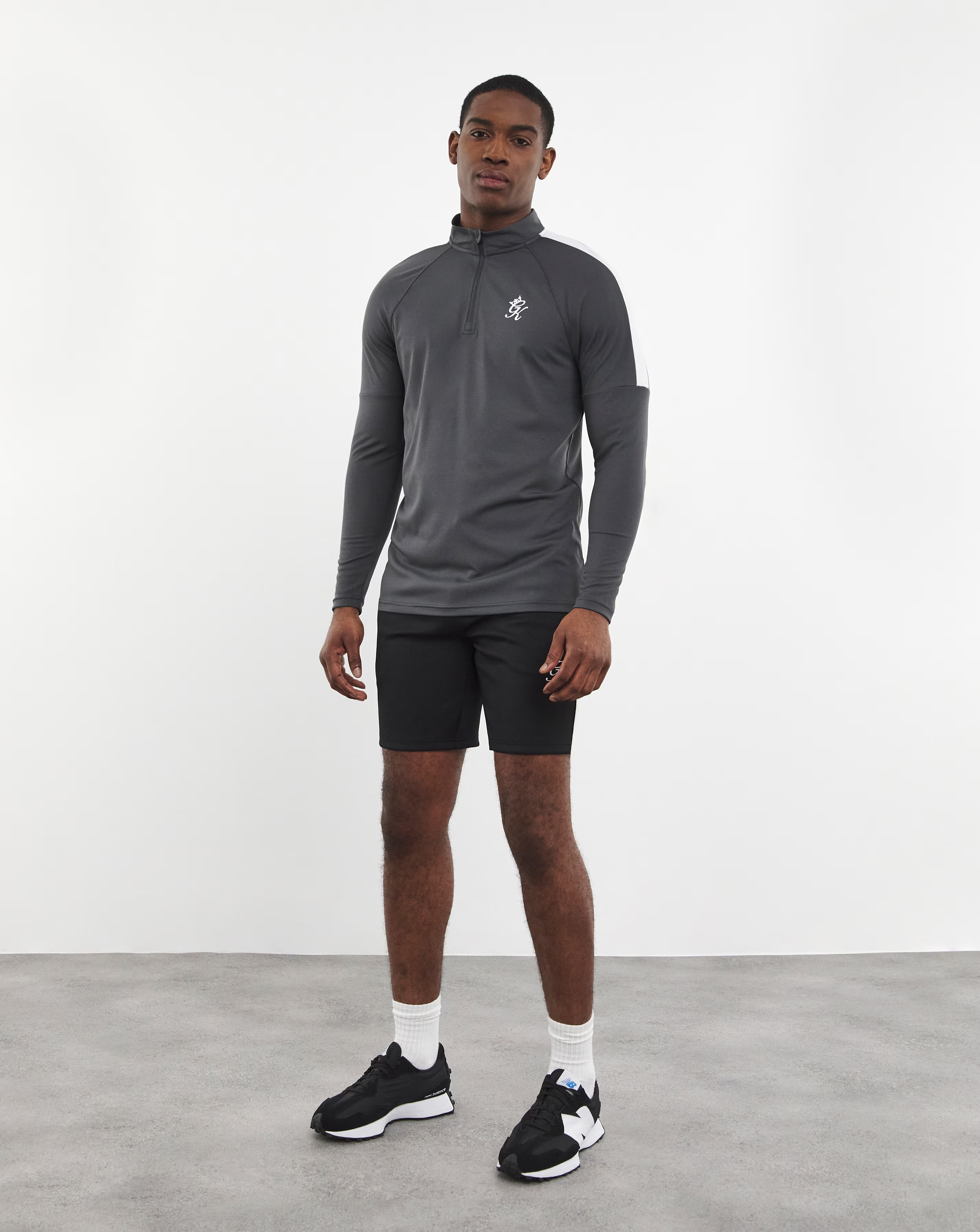 Gym King Core Plus Poly Funnel 1/4 Zip Top 3 Gym King Core Plus Poly Funnel 1/4 Zip Top