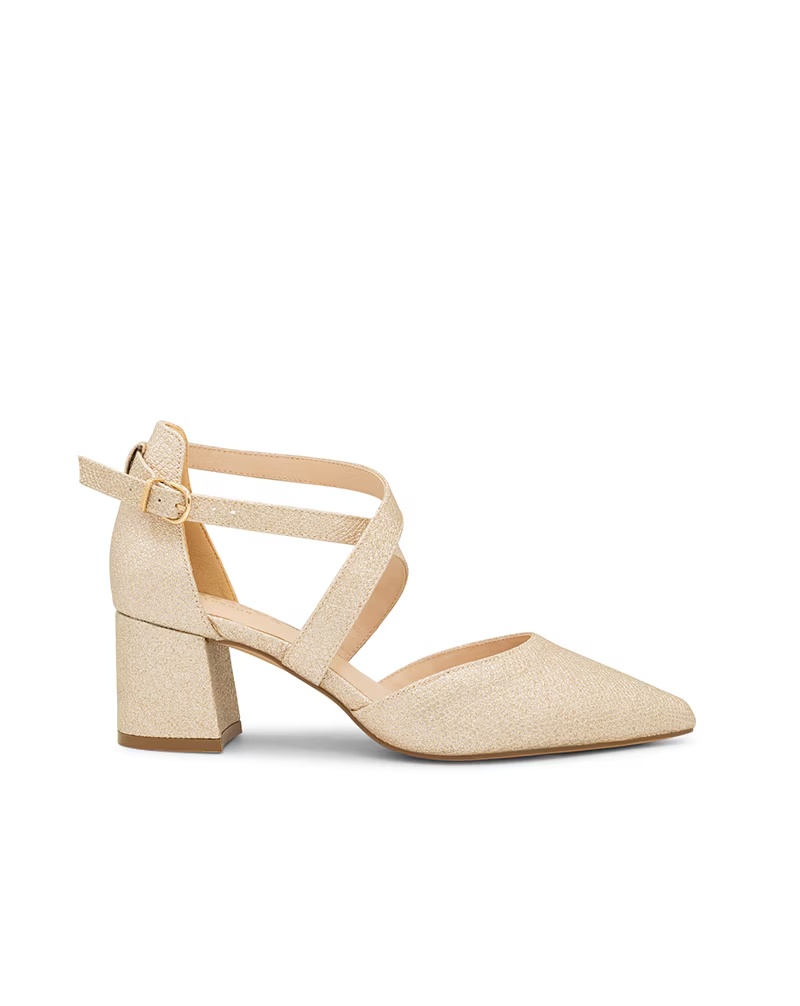 Paradox London Farrah Wide E Fit Block Heel Courts 5 Paradox London Farrah Wide E Fit Block Heel Courts