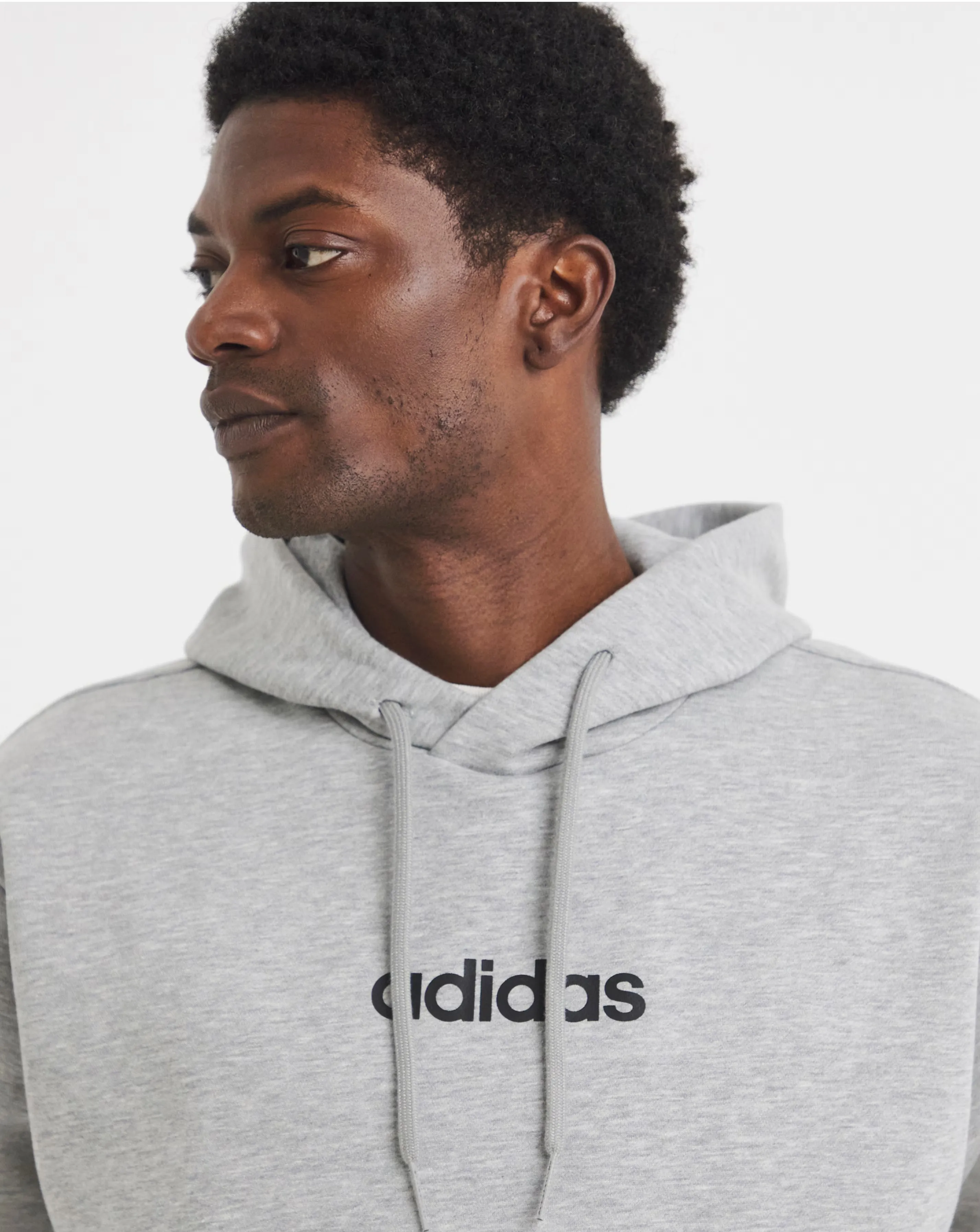 adidas Linear Logo Fleece Hoodie 3 adidas Linear Logo Fleece Hoodie