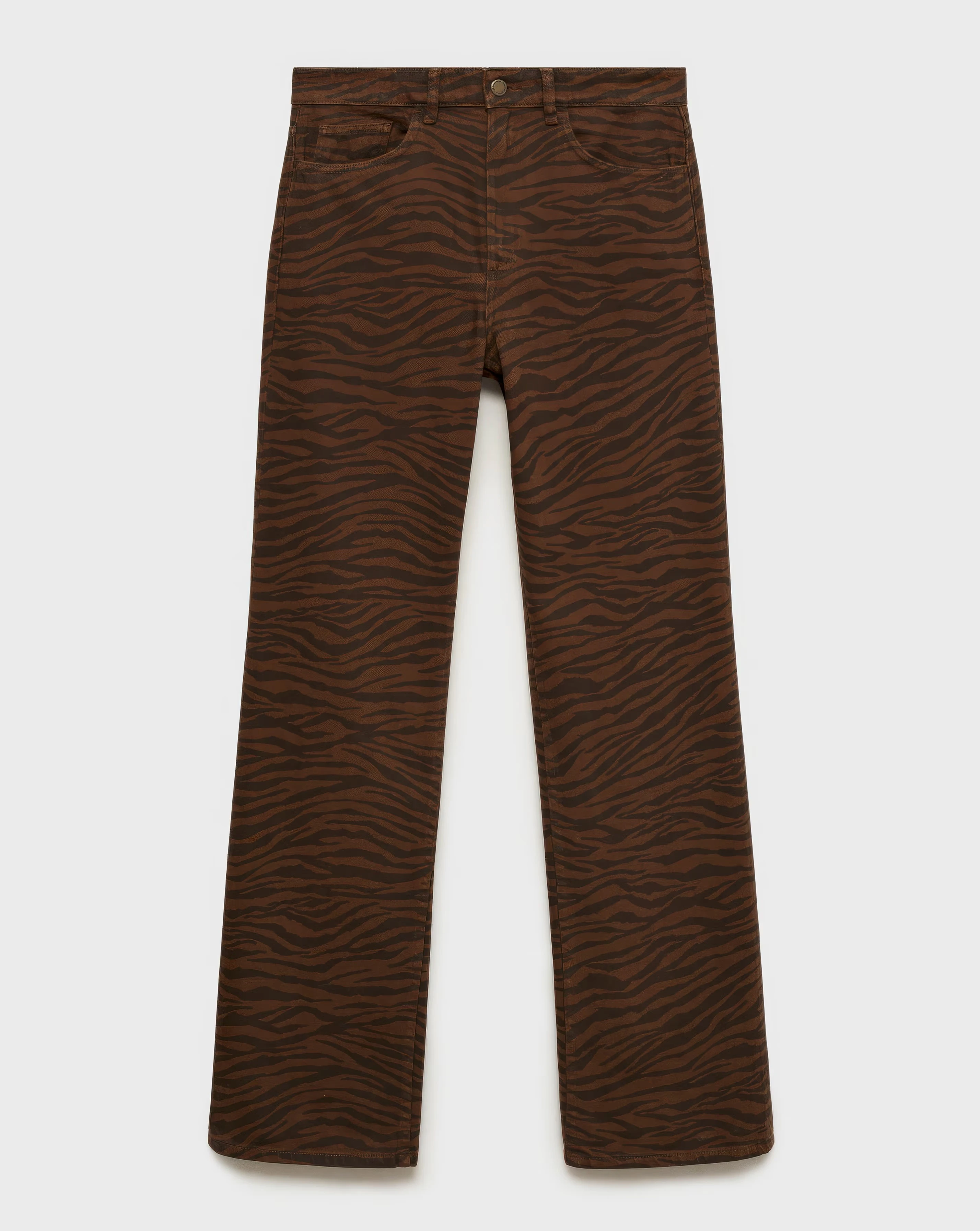 Mango Zebra Print Straight Jeans 6 Mango Zebra Print Straight Jeans