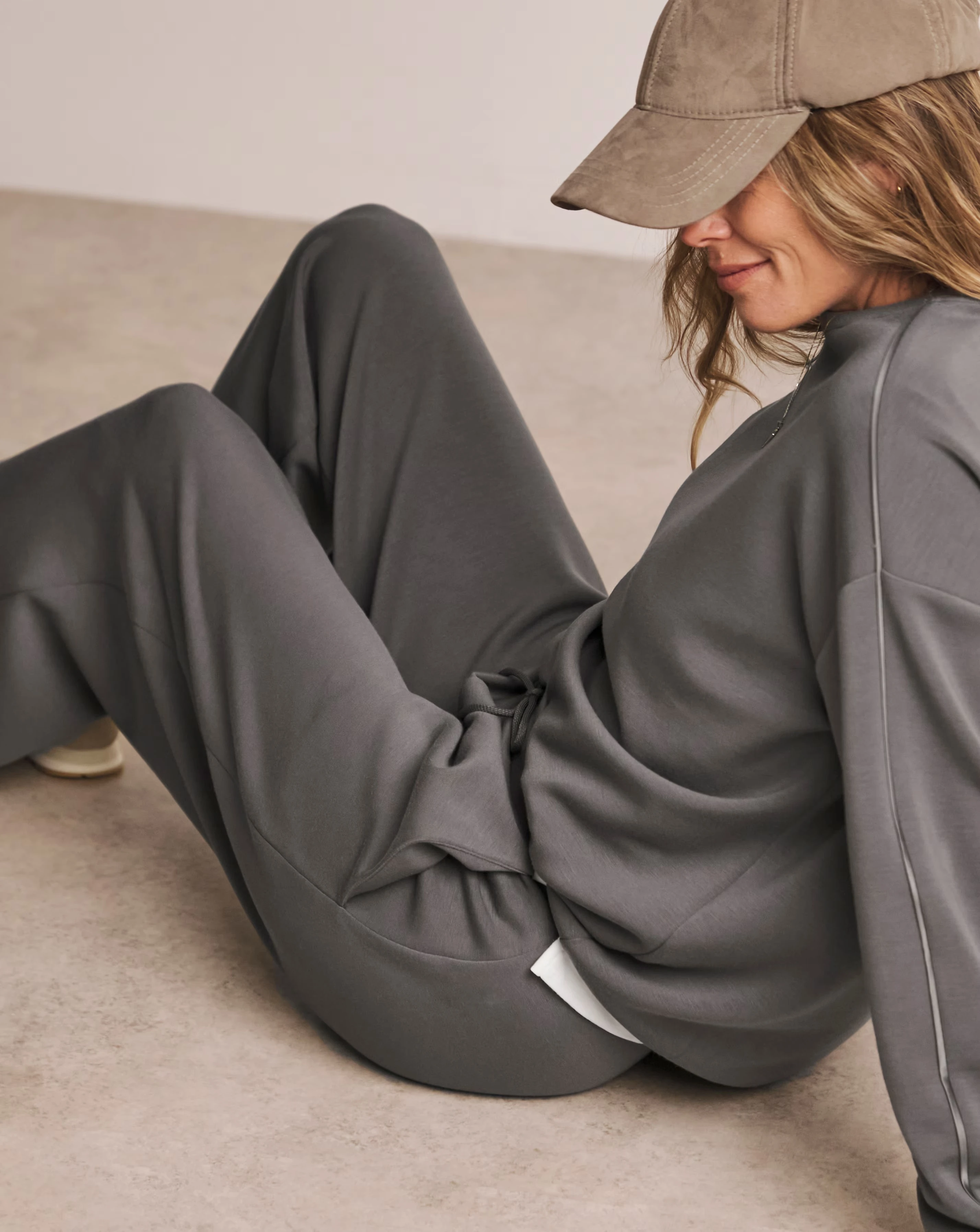 Anthology Steel Grey Wide Leg Joggers 6 Anthology Steel Grey Wide Leg Joggers