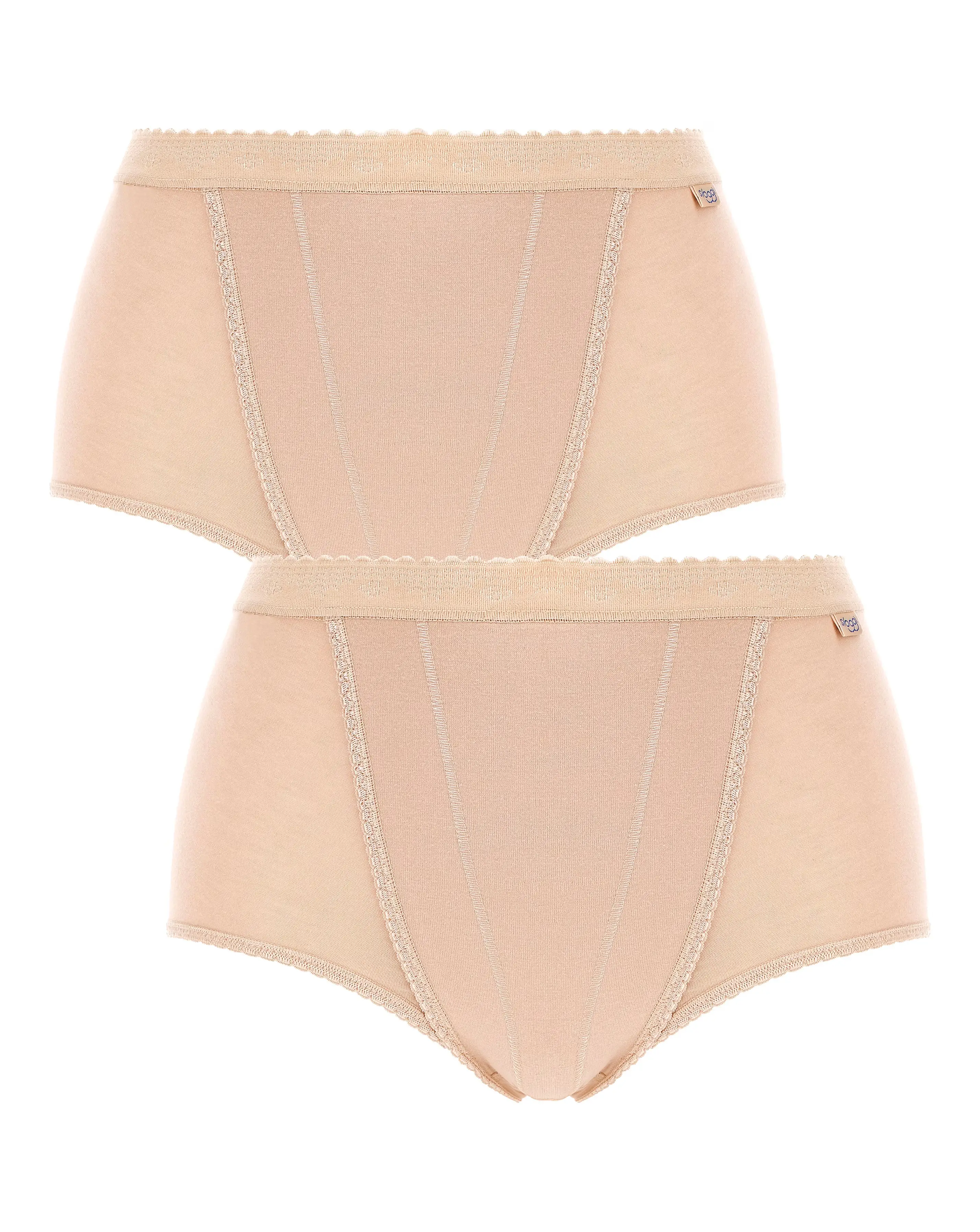 Sloggi (2 Pack) Light Control Maxi Knickers Skin 2 Sloggi (2 Pack) Light Control Maxi Knickers Skin