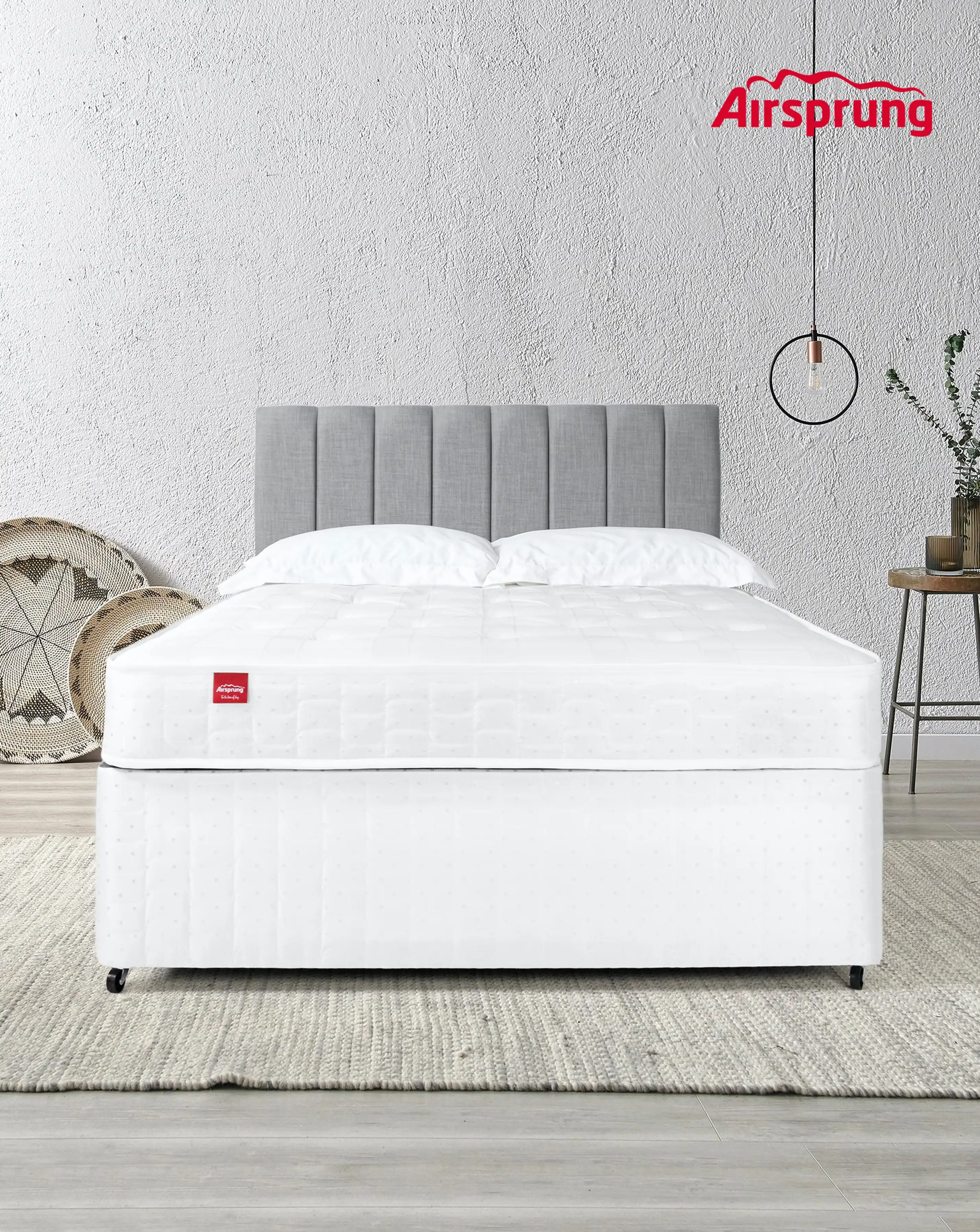 Airsprung Sacramento Deep Quilt Divan Set with 4 Drawers