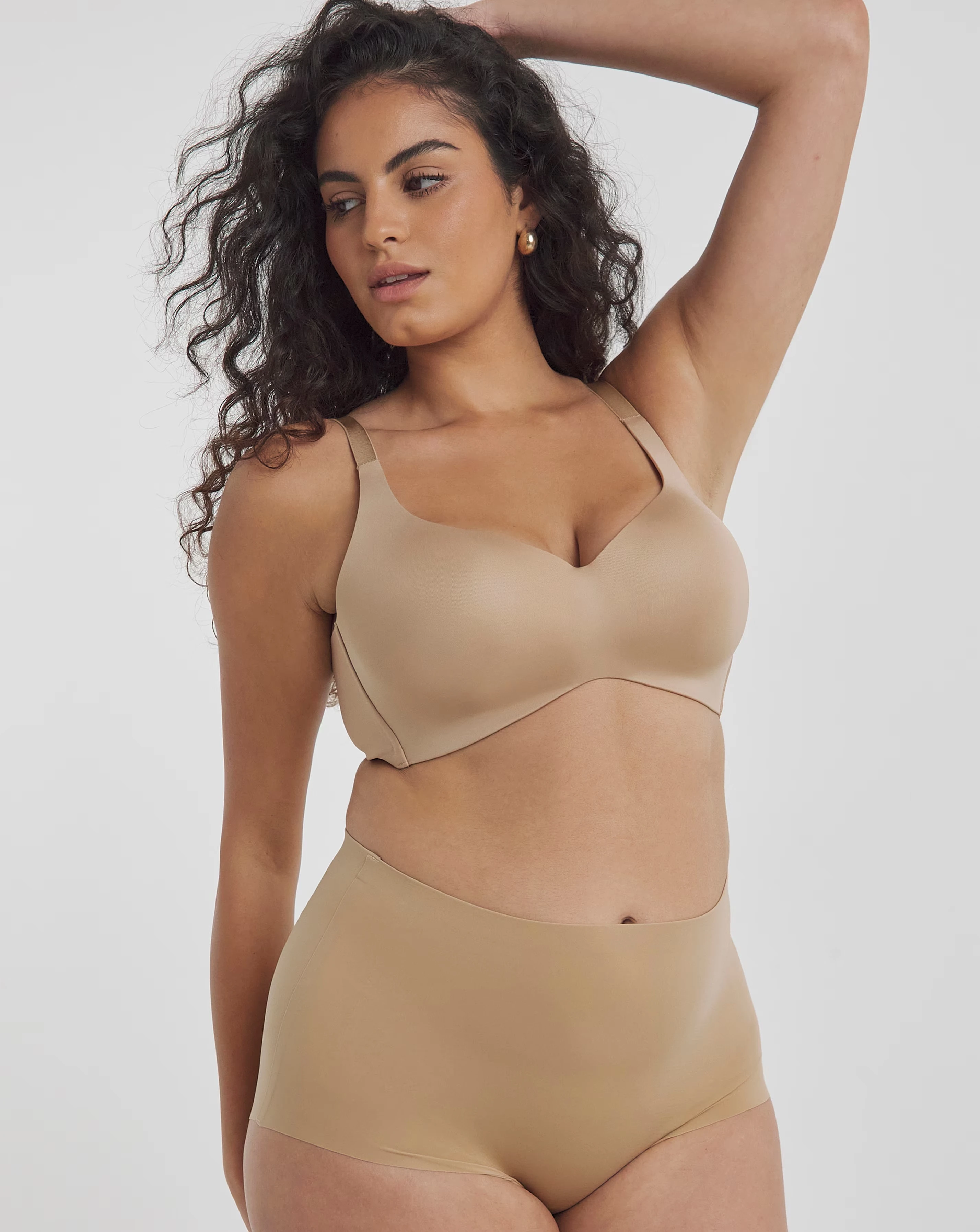 MAGISCULPT Medium Control Smooth & Sculpt Shapewear Full Brief Knicker Almond