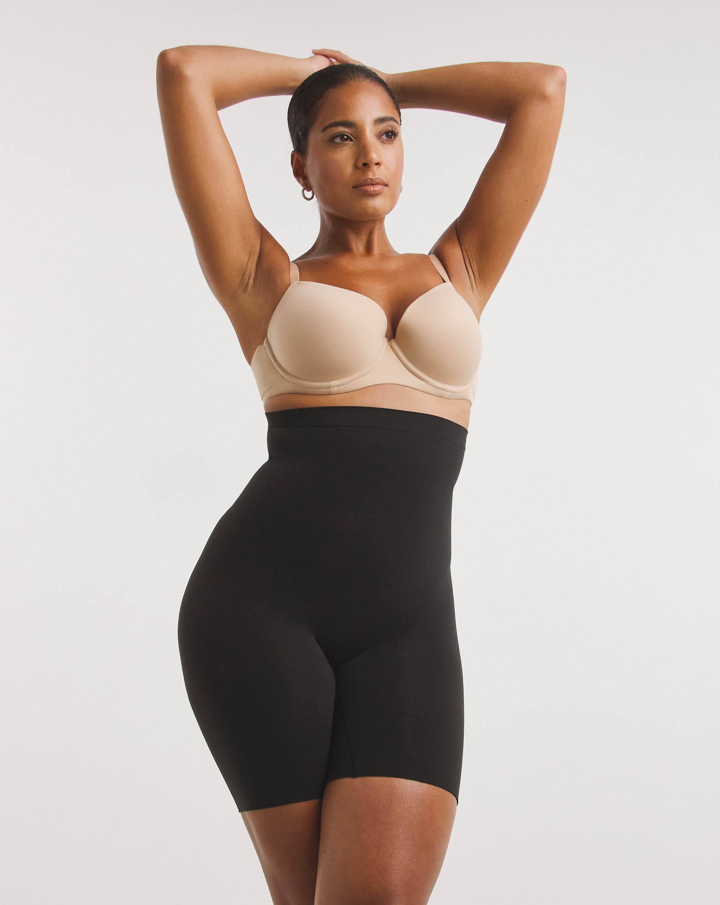 Spanx Everyday Seamless Medium Control High Waist Shorts 1 Spanx Everyday Seamless Medium Control High Waist Shorts