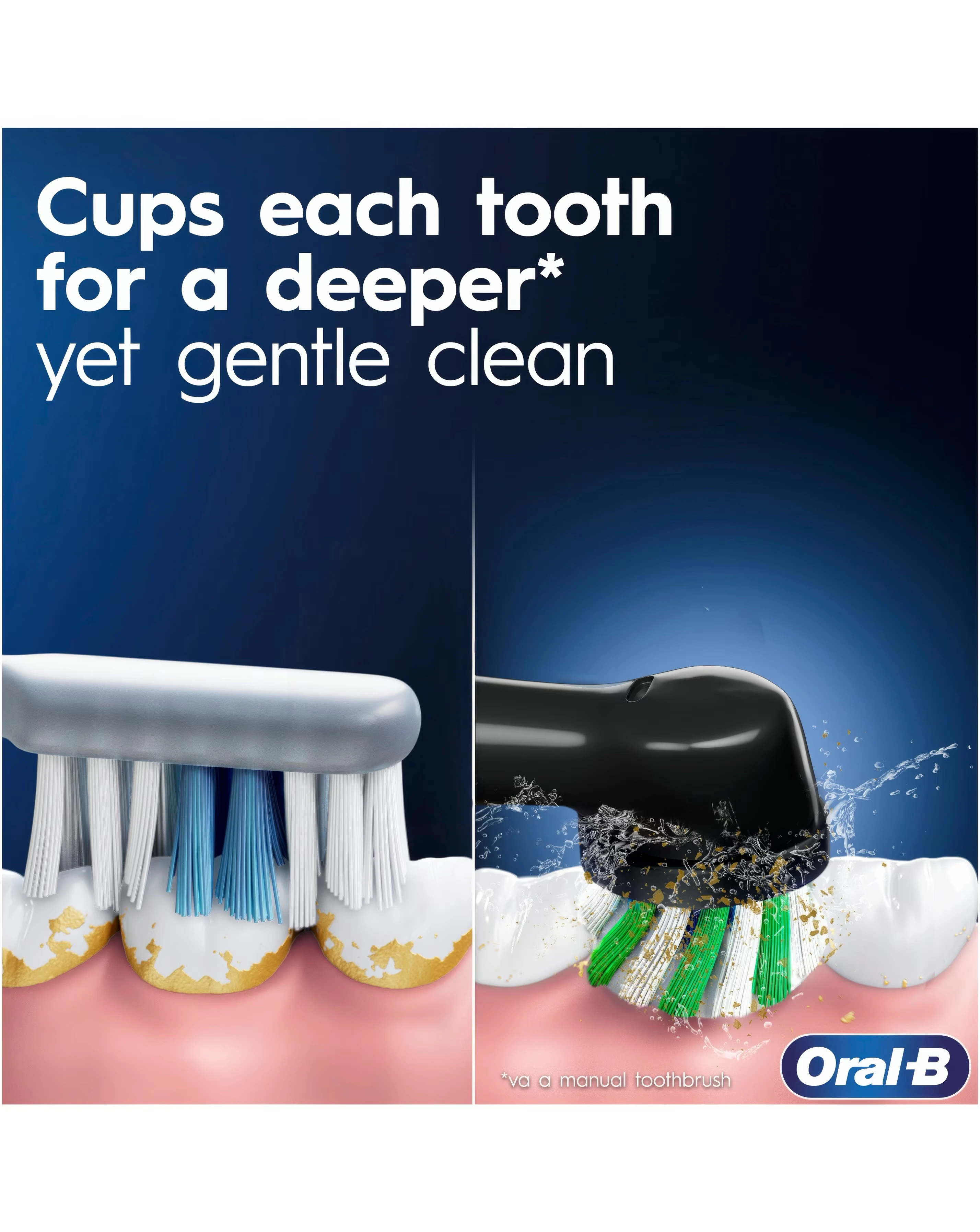Oral-B Vitality Pro Black Electric Toothbrush 2 Oral-B Vitality Pro Black Electric Toothbrush