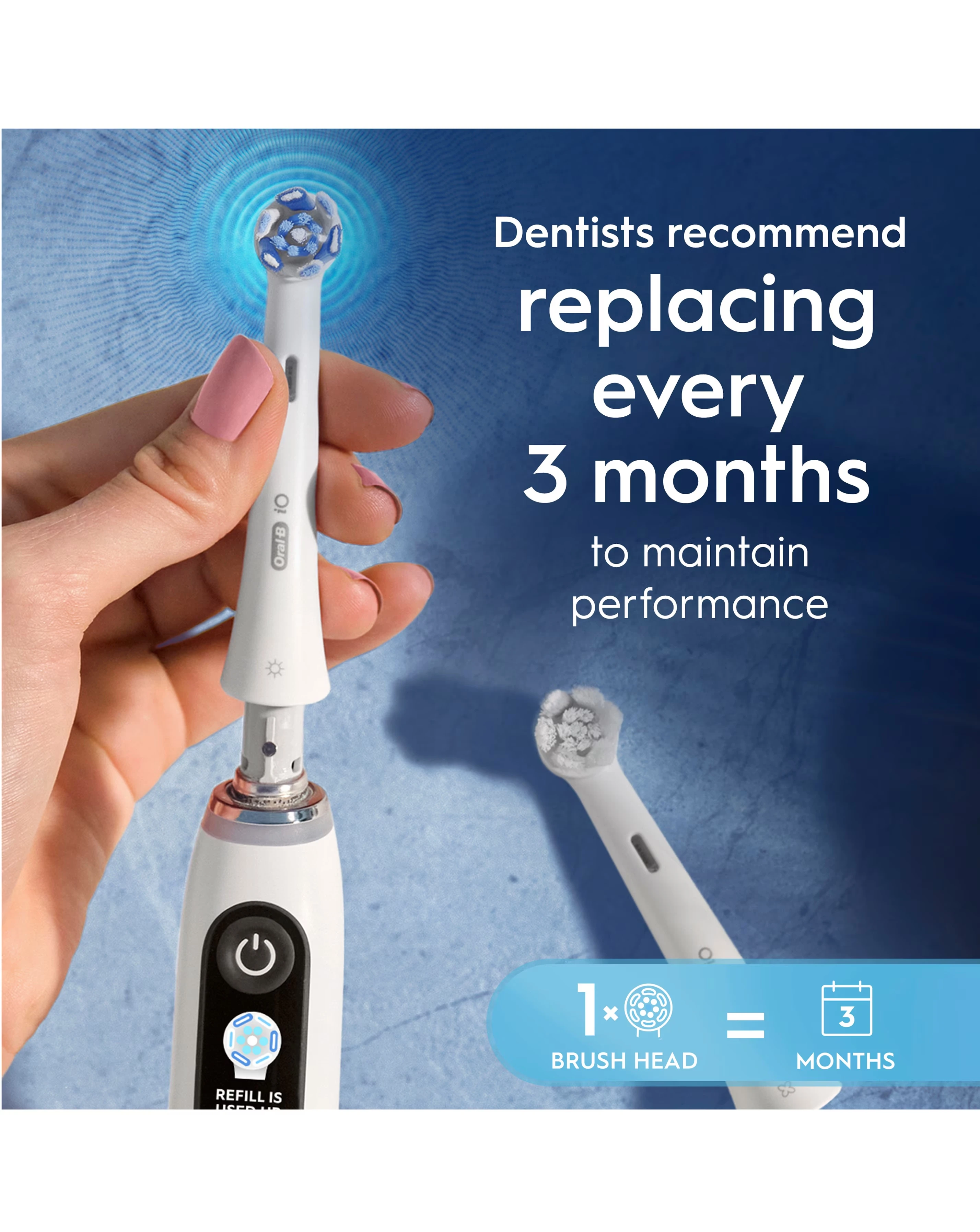 Oral-B iO Ultimate Clean White Refill heads 4 Pack 7 Oral-B iO Ultimate Clean White Refill heads 4 Pack