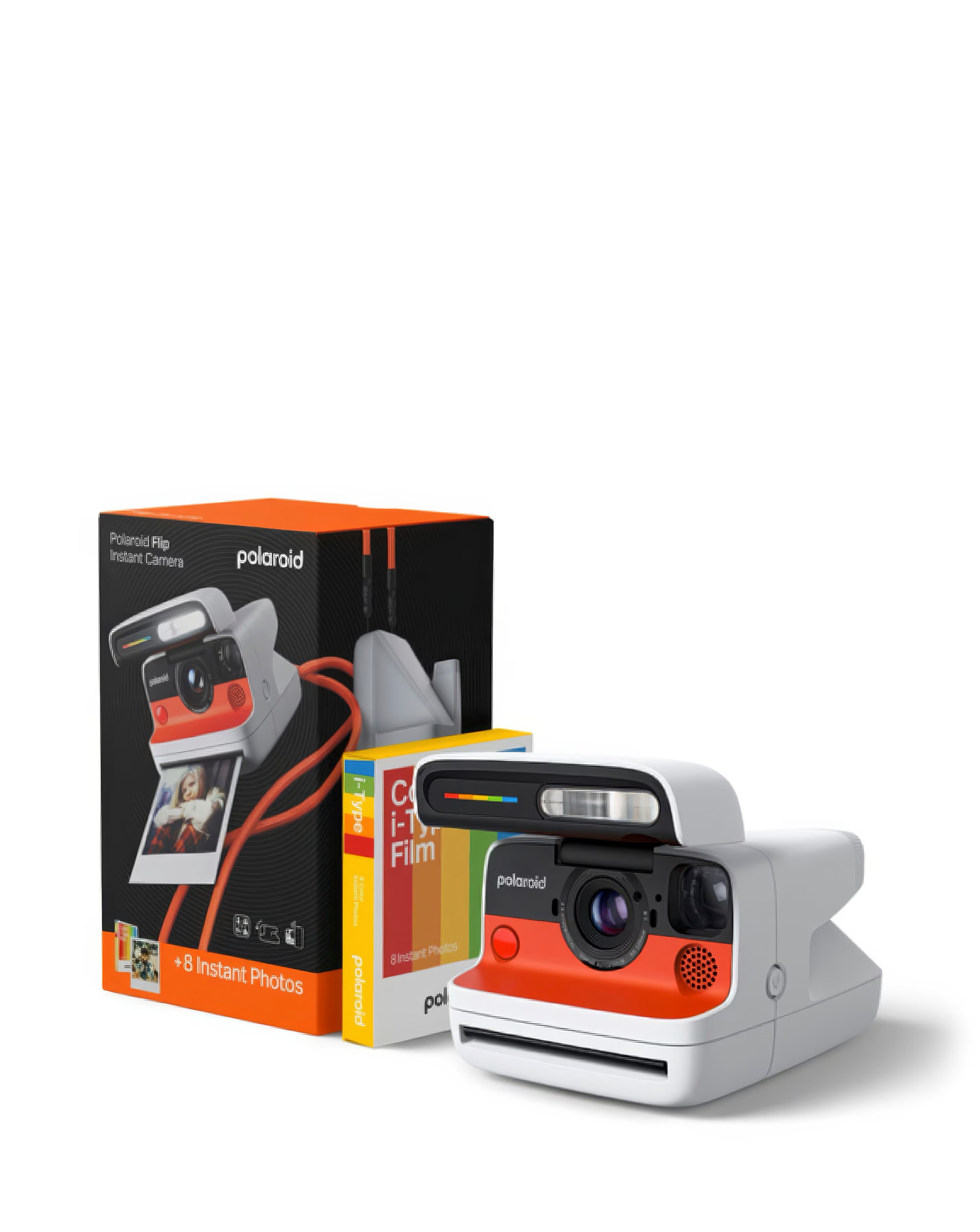 Polaroid Flip Instant Camera - Everything Box - Pebble White 1 Polaroid Flip Instant Camera - Everything Box - Pebble White