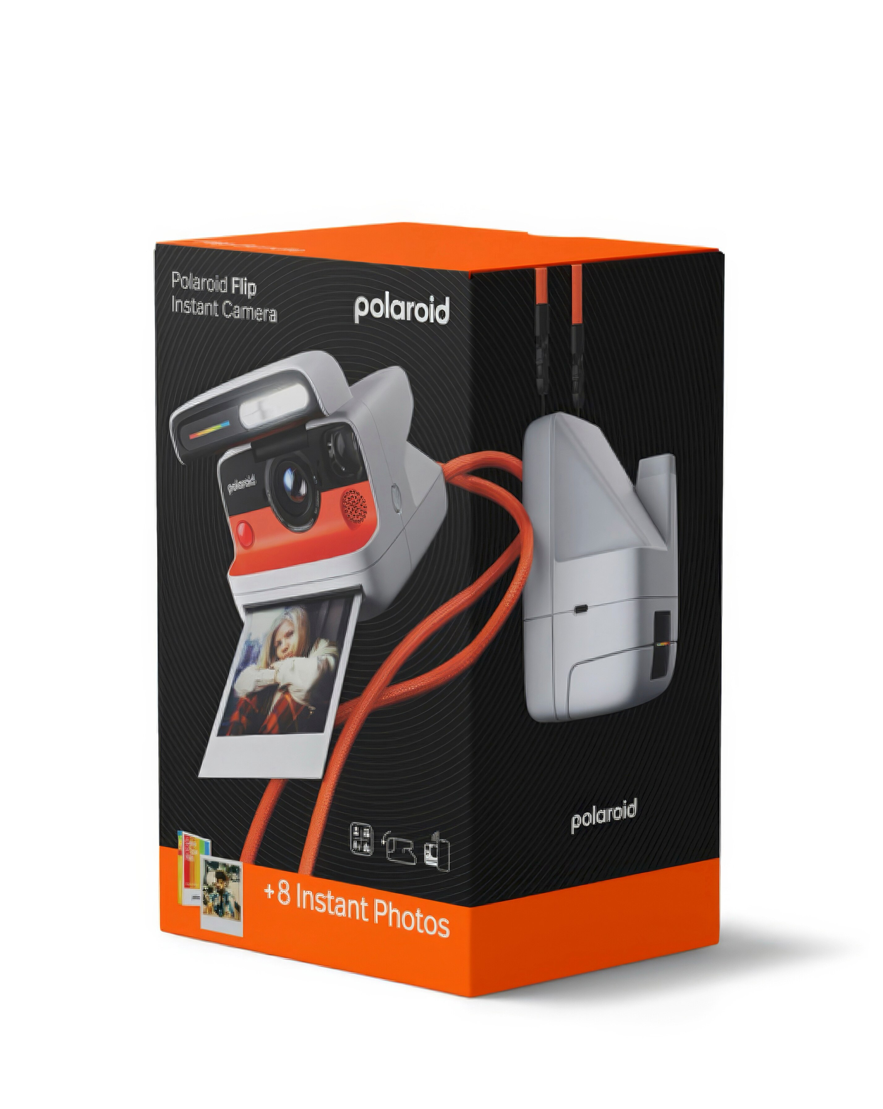 Polaroid Flip Instant Camera - Everything Box - Pebble White 2 Polaroid Flip Instant Camera - Everything Box - Pebble White