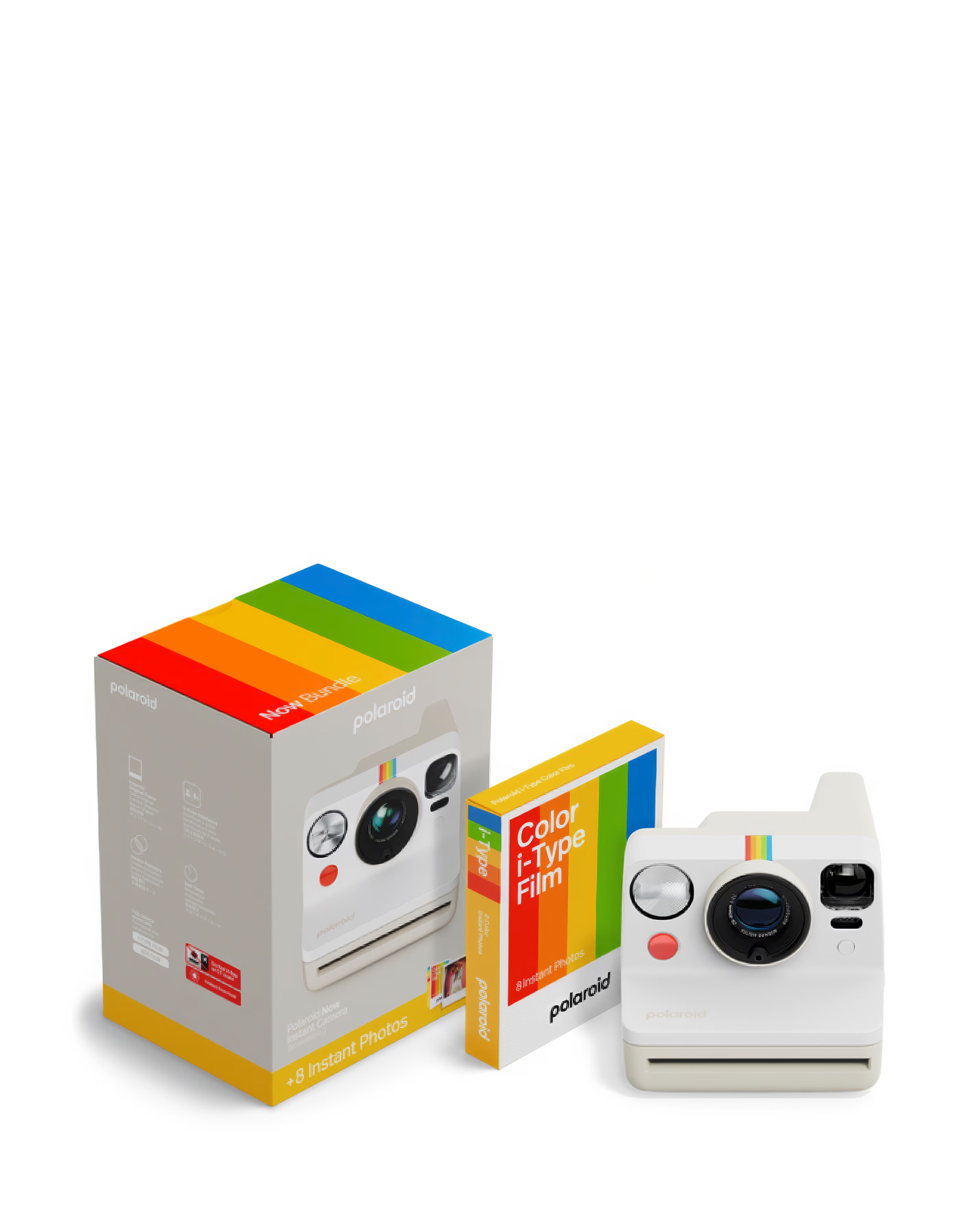 Polaroid Now Gen 3 Instant Camera - Everything Box - Pebble White 1 Polaroid Now Gen 3 Instant Camera - Everything Box - Pebble White