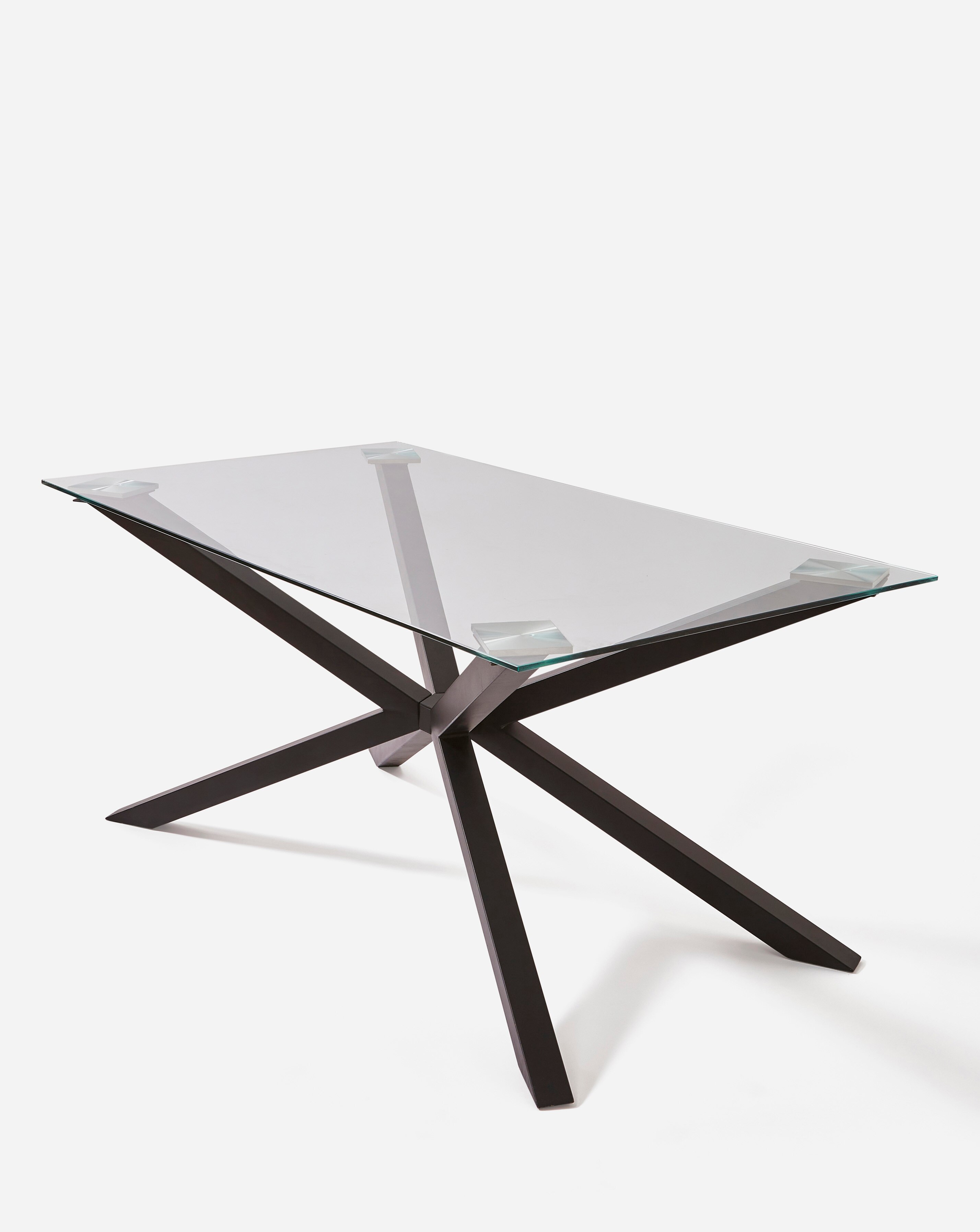 Bodie Black 6 Seater Dining Table 2 Bodie Black 6 Seater Dining Table