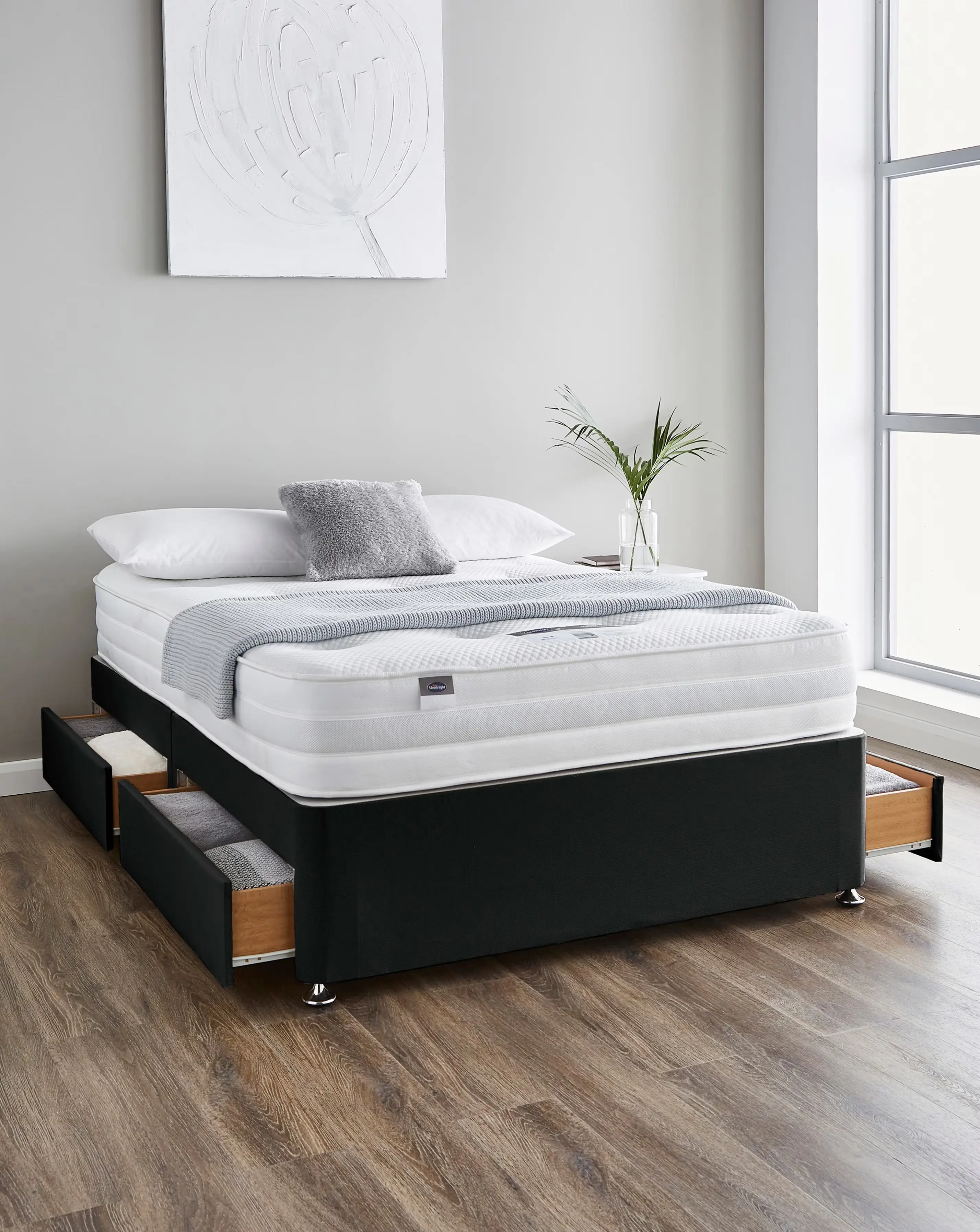 Silentnight 1000 Pocket Ortho Divan Set with 4 Drawers