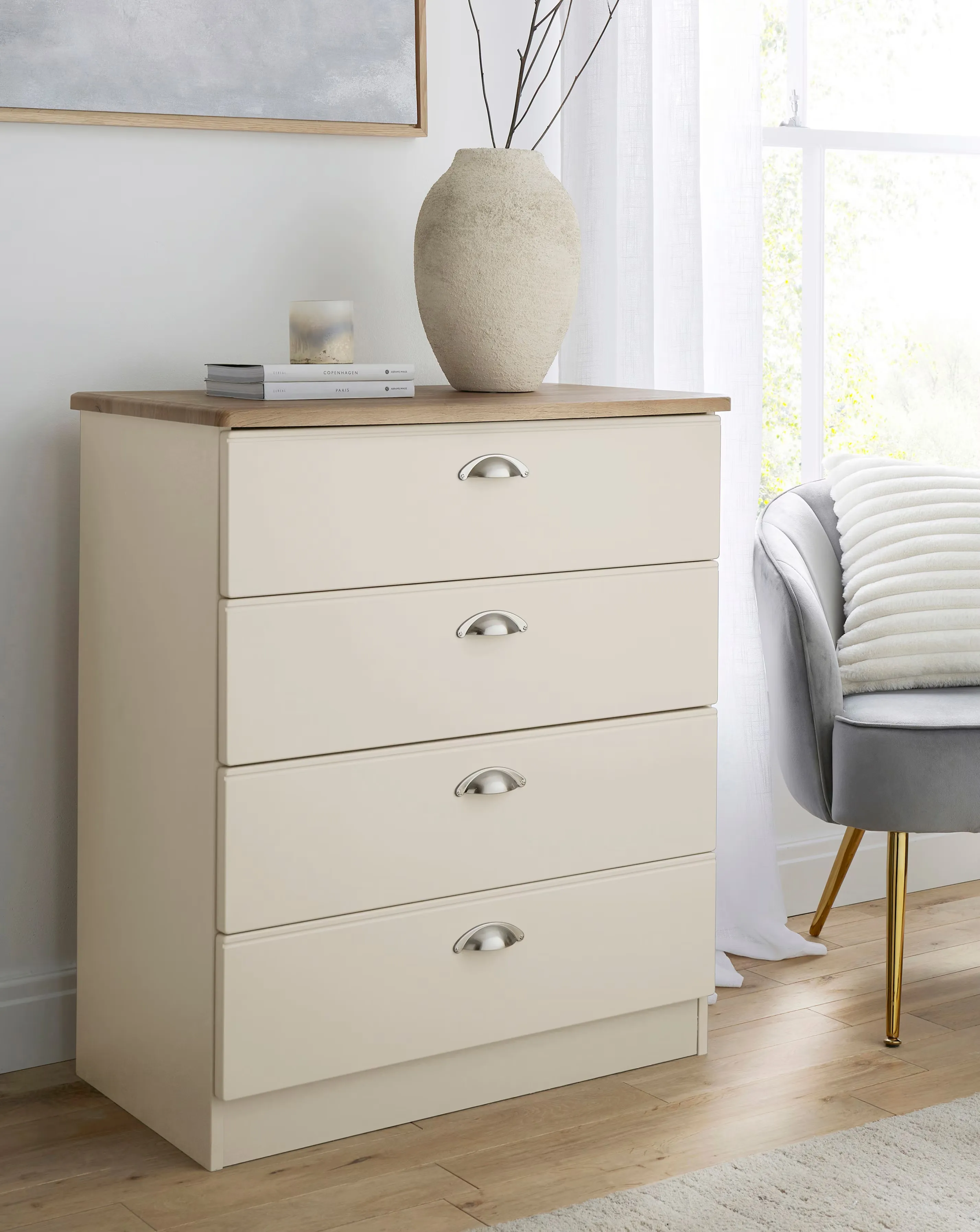 Brooke Ready Assmebled 4 Drawer Chest 1 Brooke Ready Assmebled 4 Drawer Chest