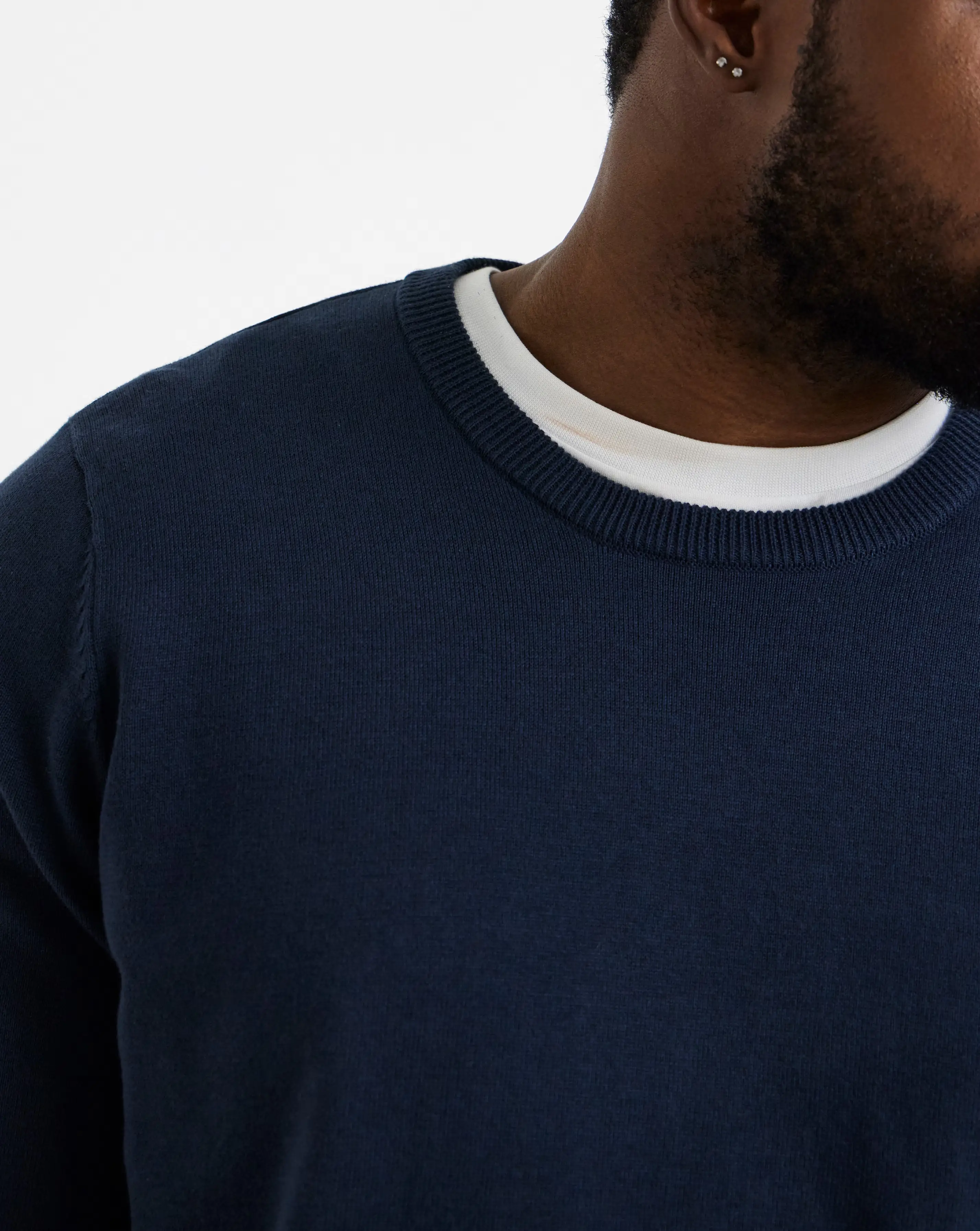 Cotton Crew Neck Knitted Jumper 3 Cotton Crew Neck Knitted Jumper
