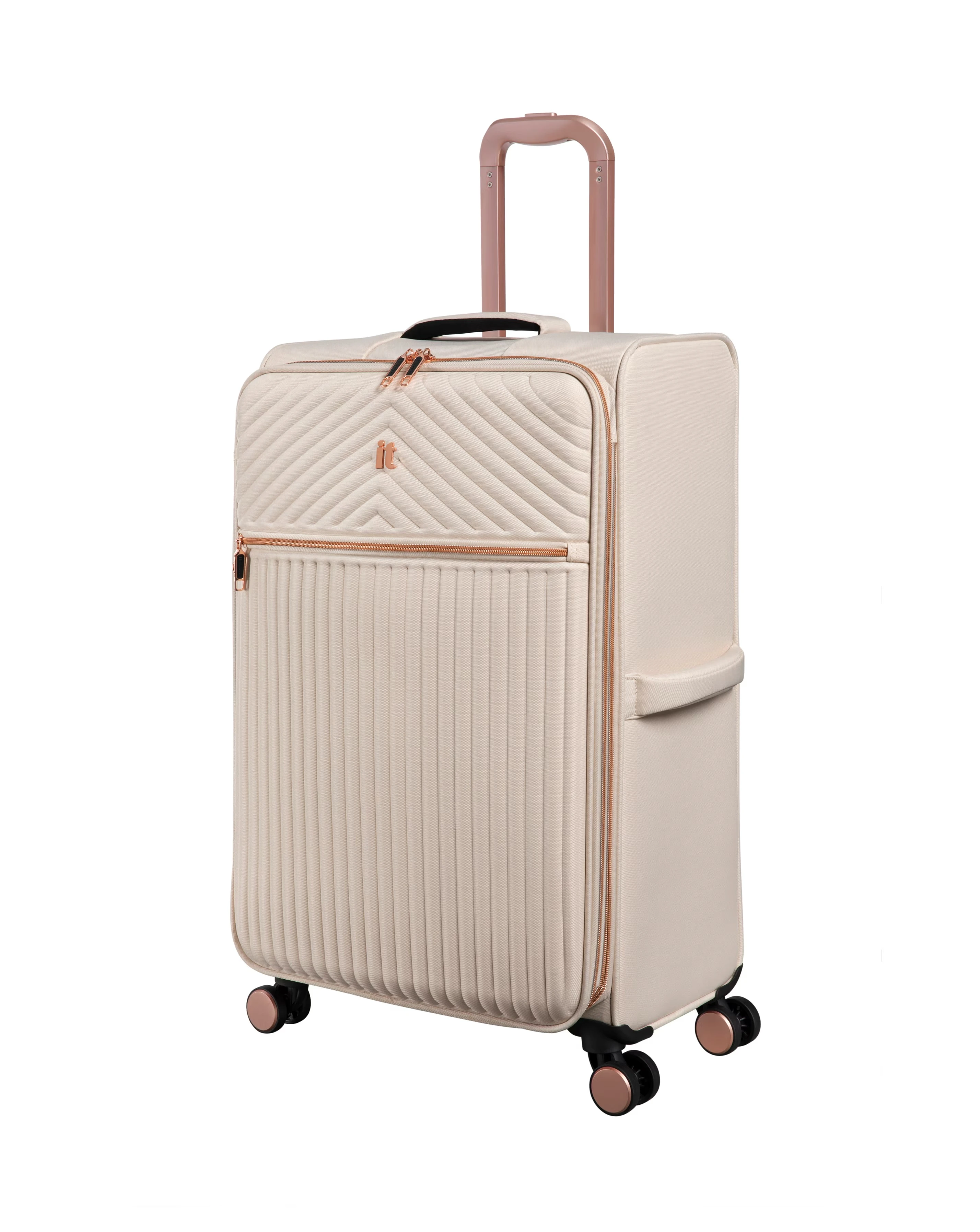IT Luggage Esplanade 3pc Suitcase Set - Macadamia 3 IT Luggage Esplanade 3pc Suitcase Set - Macadamia