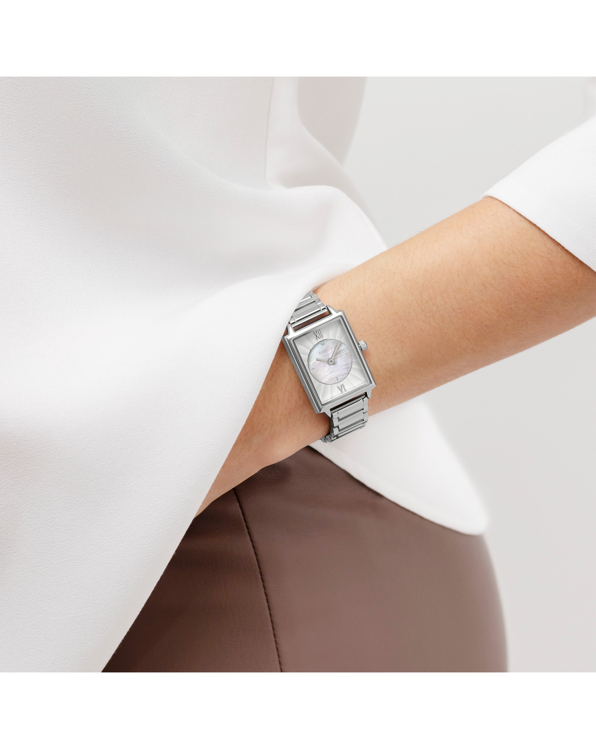 Radley Silver Rectangular 24mm Bracelet 3 Radley Silver Rectangular 24mm Bracelet
