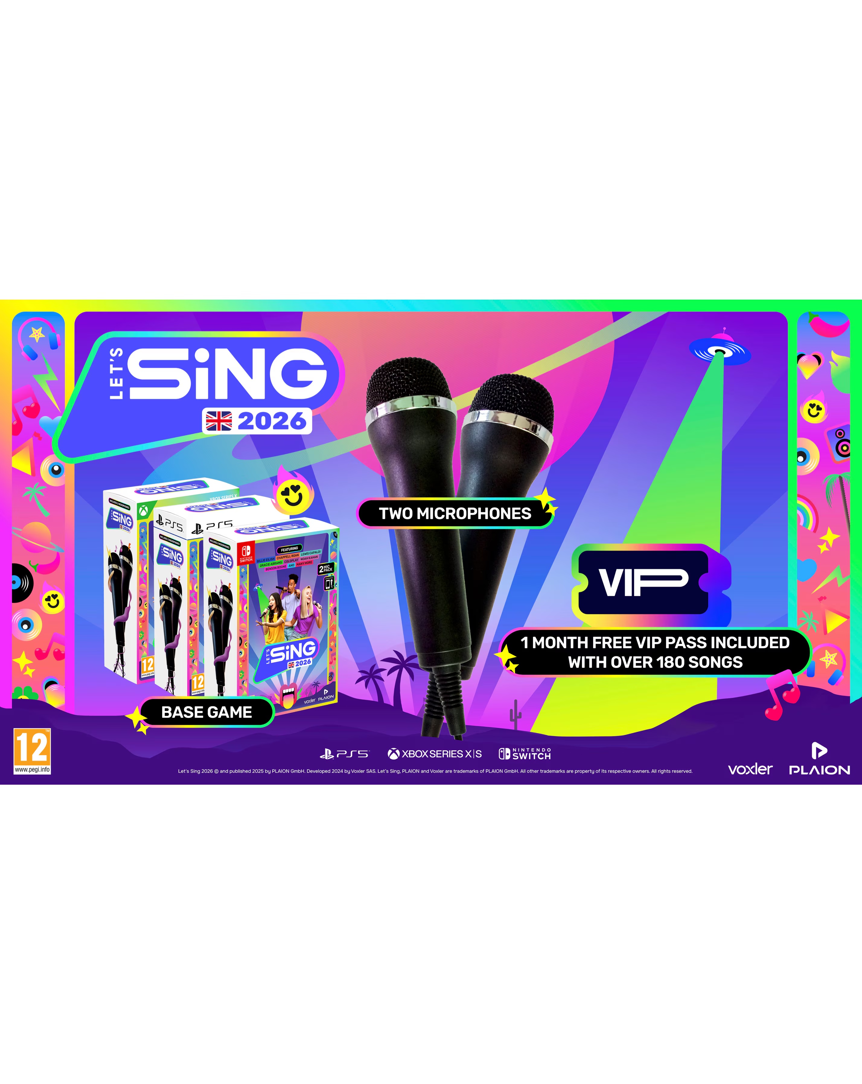 Let's Sing 2026 with 2 USB Microphones (Nintendo Switch) 6 Let's Sing 2026 with 2 USB Microphones (Nintendo Switch)