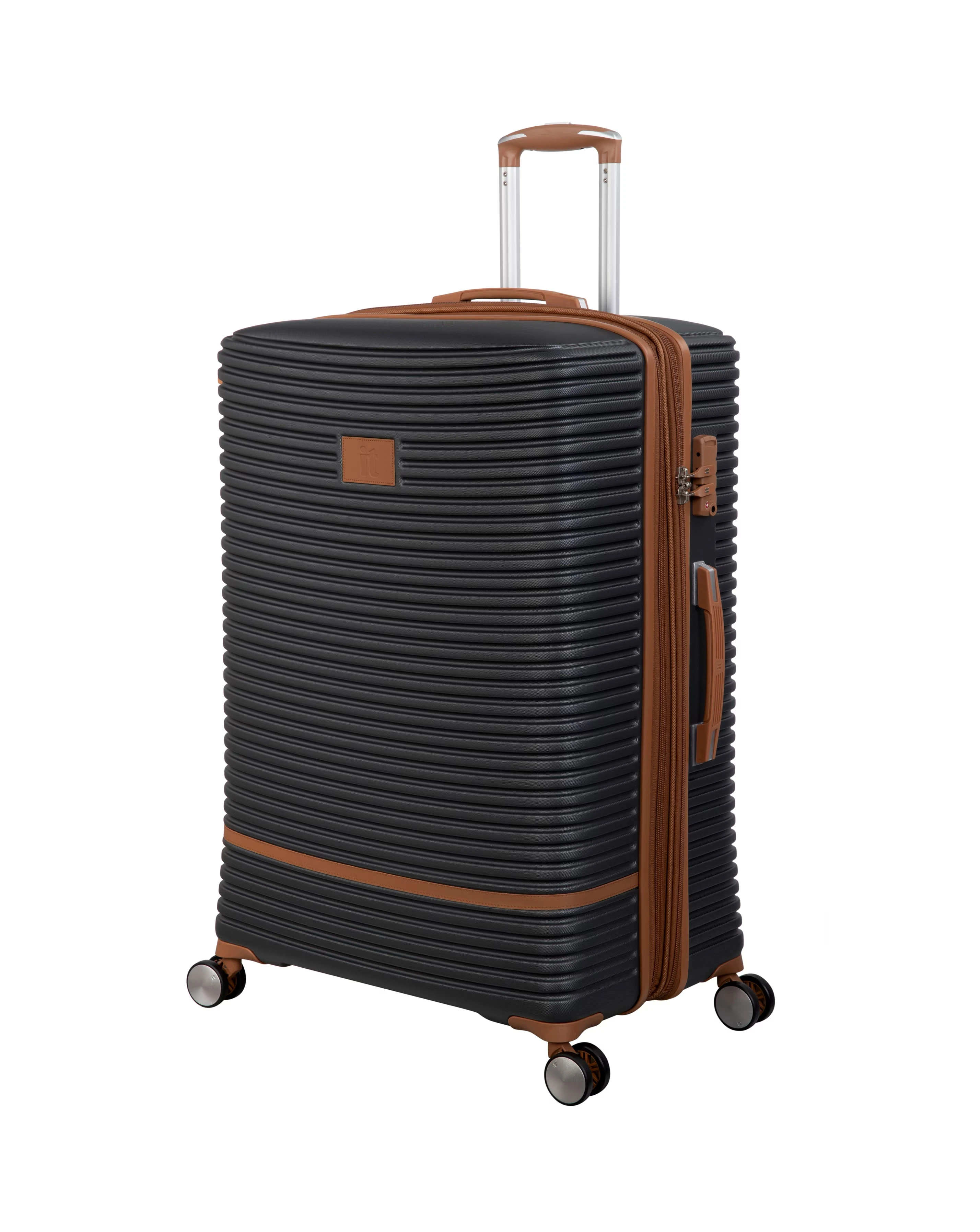 IT Luggage Replicating Large Suitcase - Charcoal