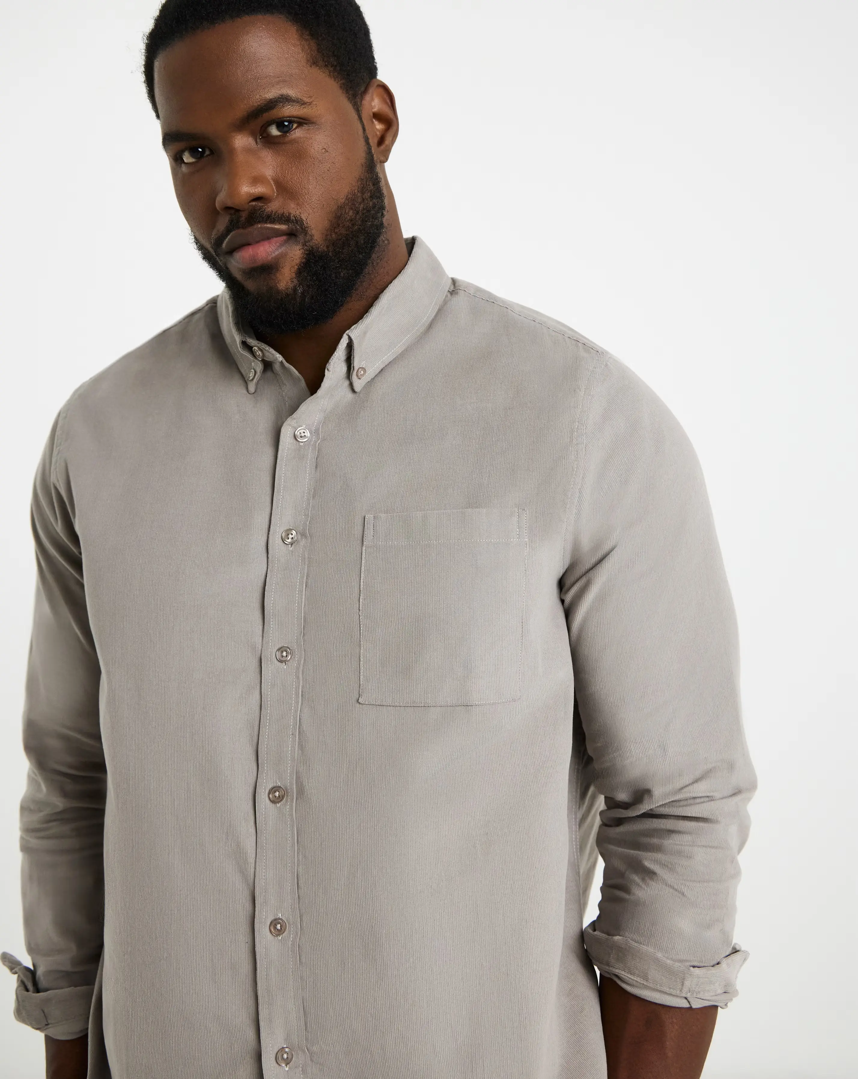 Cord Check Shirt Regular