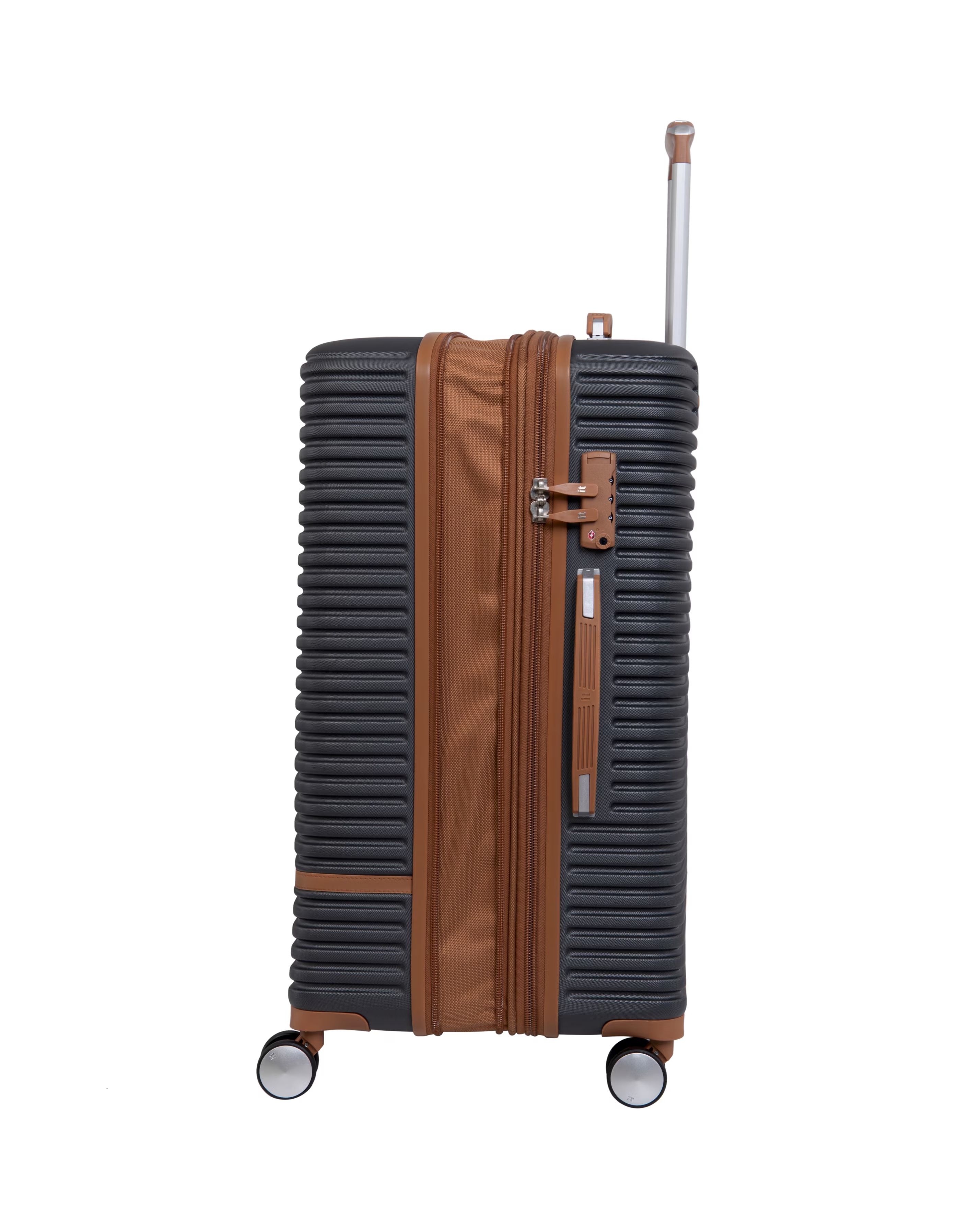 IT Luggage Replicating Cabin Suitcase - Charcoal 2 IT Luggage Replicating Cabin Suitcase - Charcoal