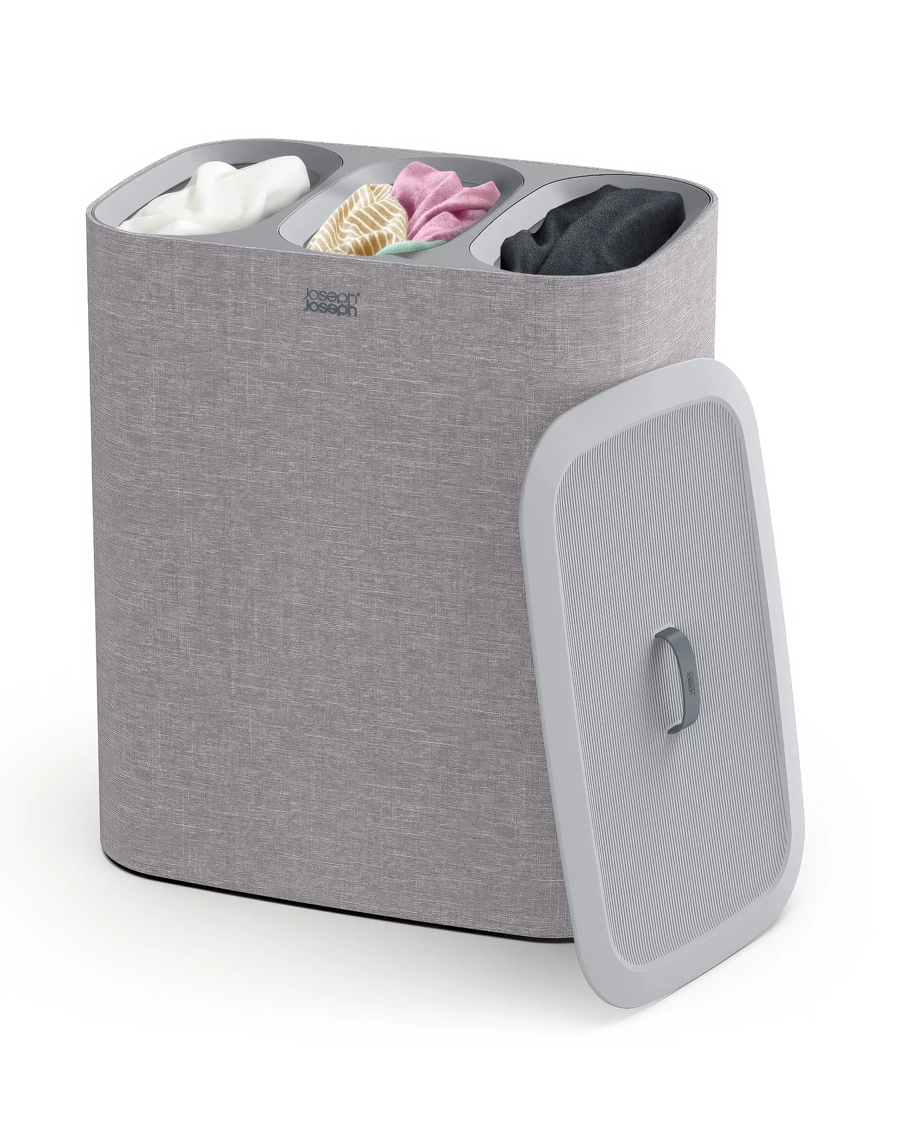 Joseph Joseph Tota 90L Trio Laundry Separation Basket Grey 2 Joseph Joseph Tota 90L Trio Laundry Separation Basket Grey