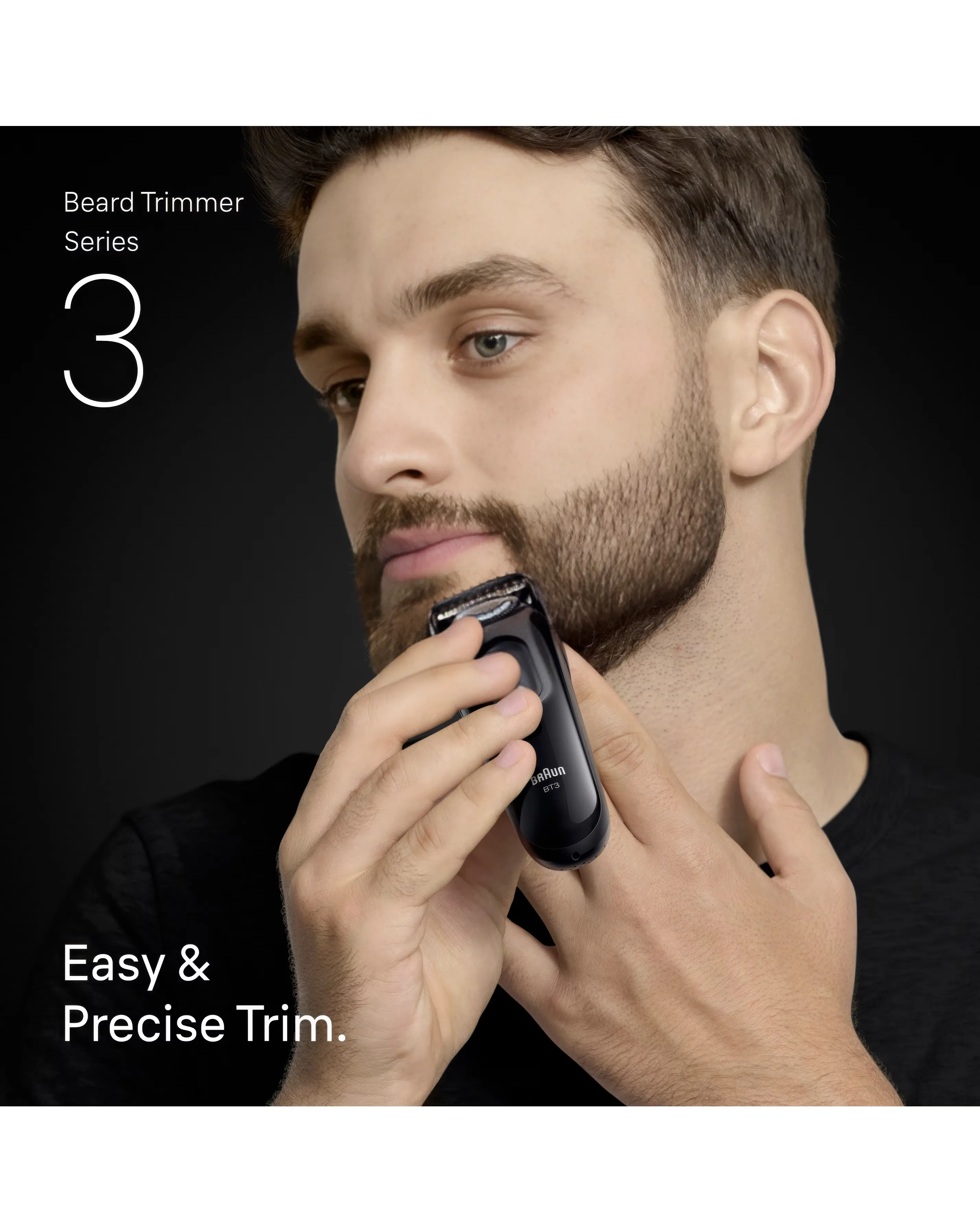 Braun - Beard Trimmer Series 3, +2 Styling Tools 3 Braun - Beard Trimmer Series 3, +2 Styling Tools