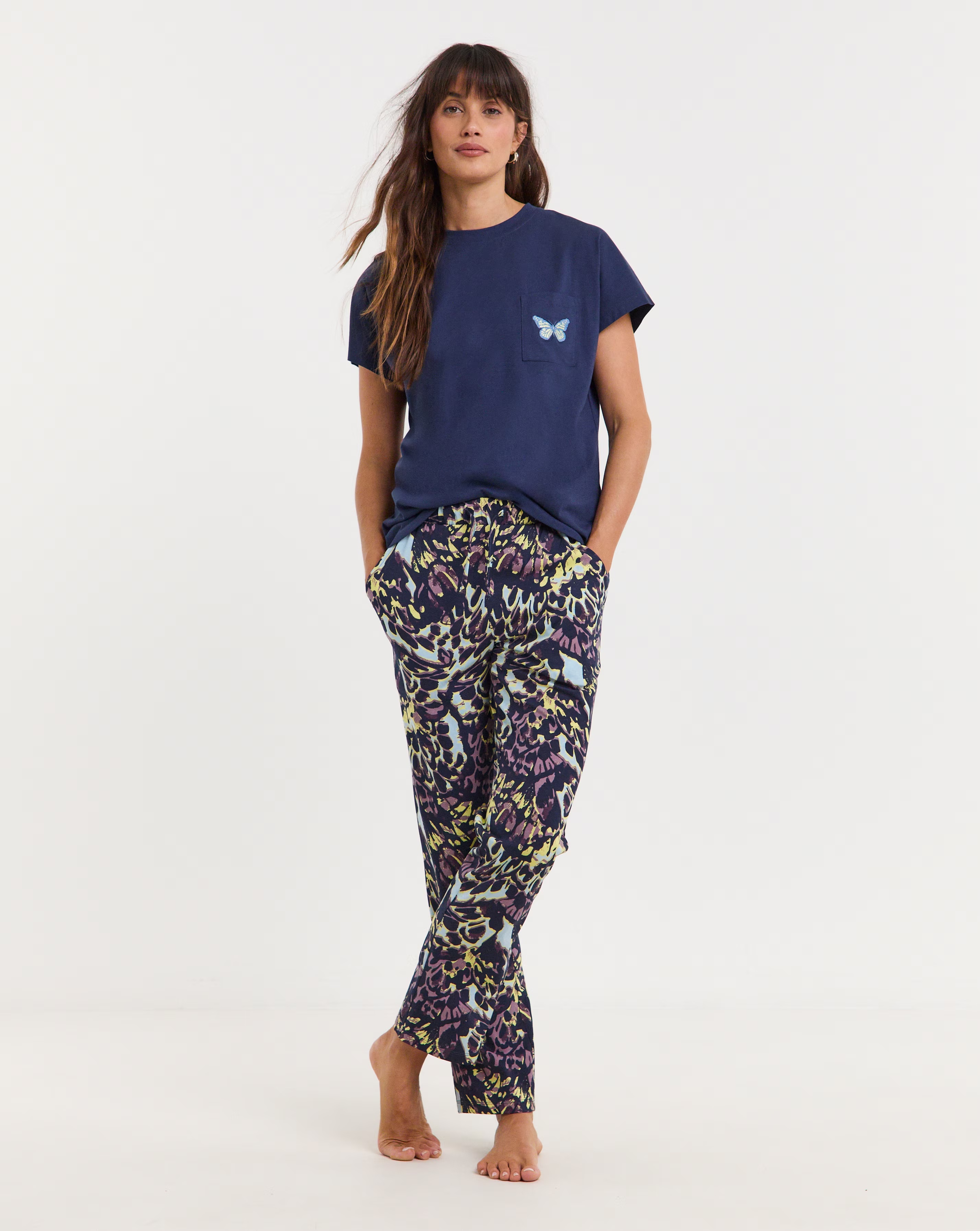 Butterfly Print Pyjama Set