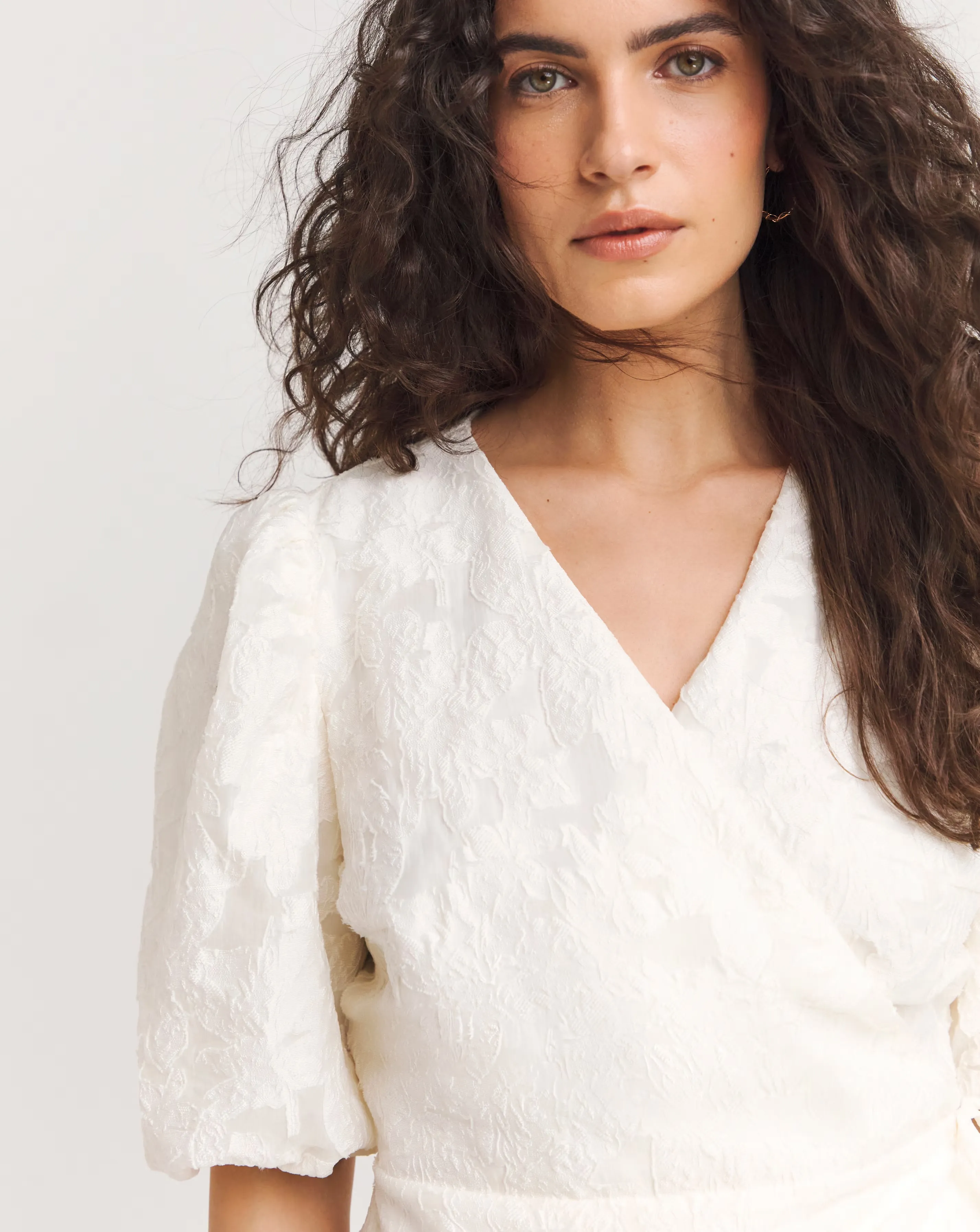 Joanna Hope Textured Wrap Blouse 6 Joanna Hope Textured Wrap Blouse