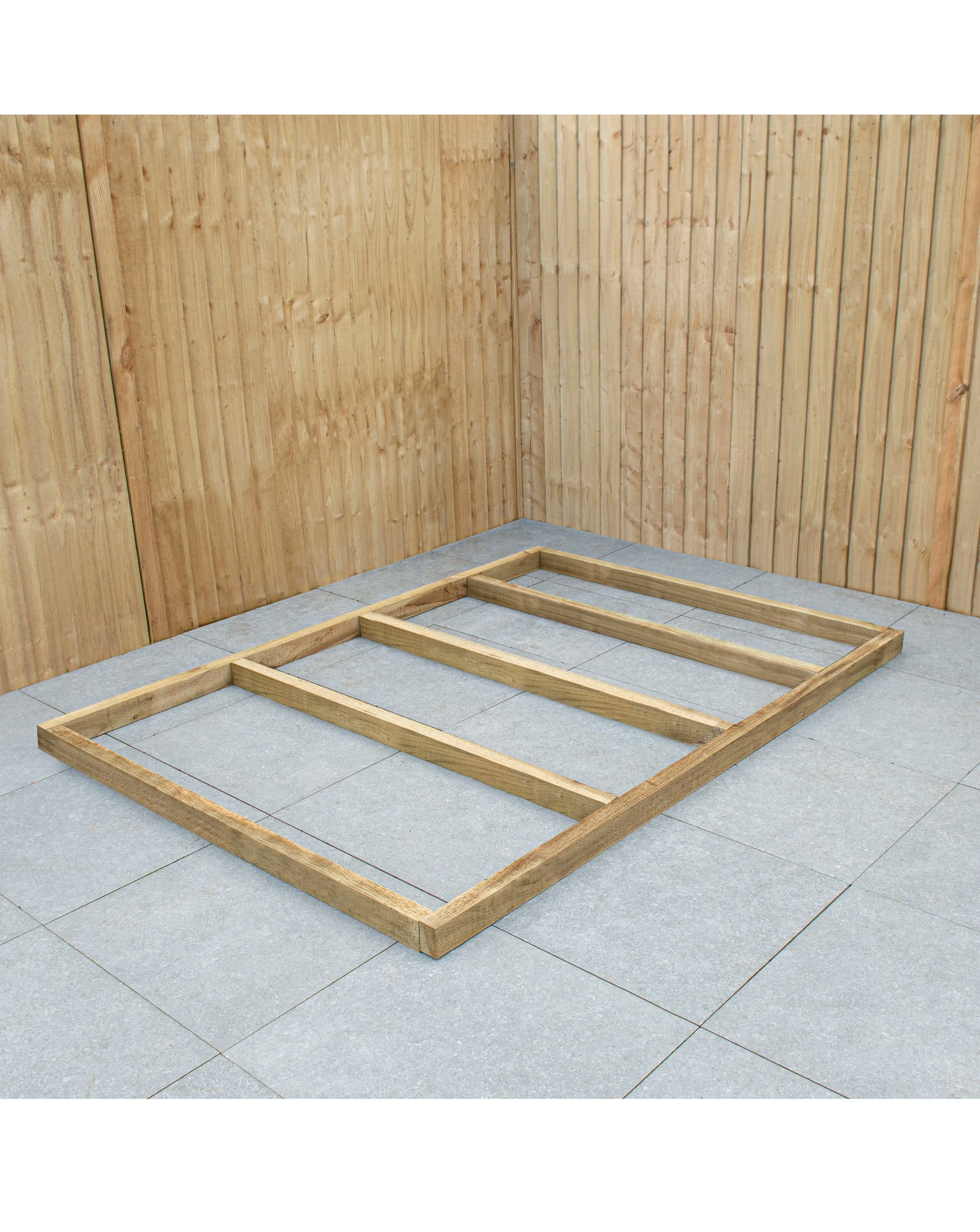 Forest 7x5 Wooden Shed Base 1 Forest 7x5 Wooden Shed Base
