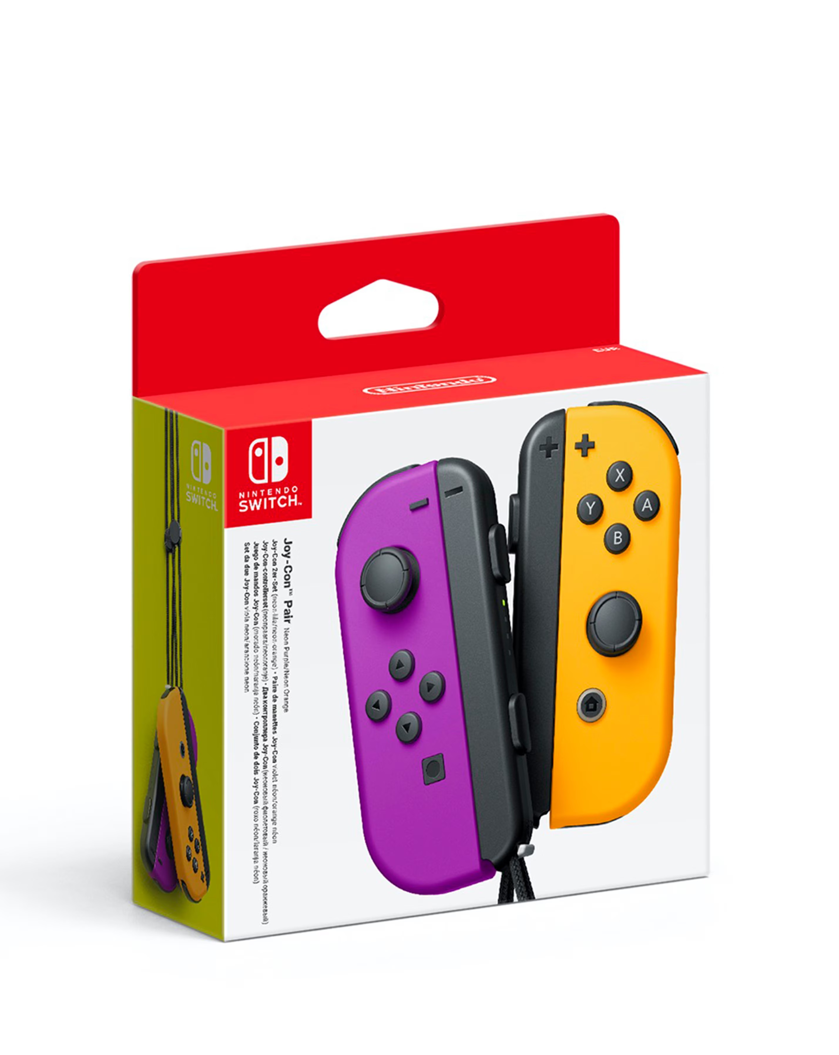 Nintendo Switch Joy-Con Controller Pair - Neon Purple/Orange 1 Nintendo Switch Joy-Con Controller Pair - Neon Purple/Orange