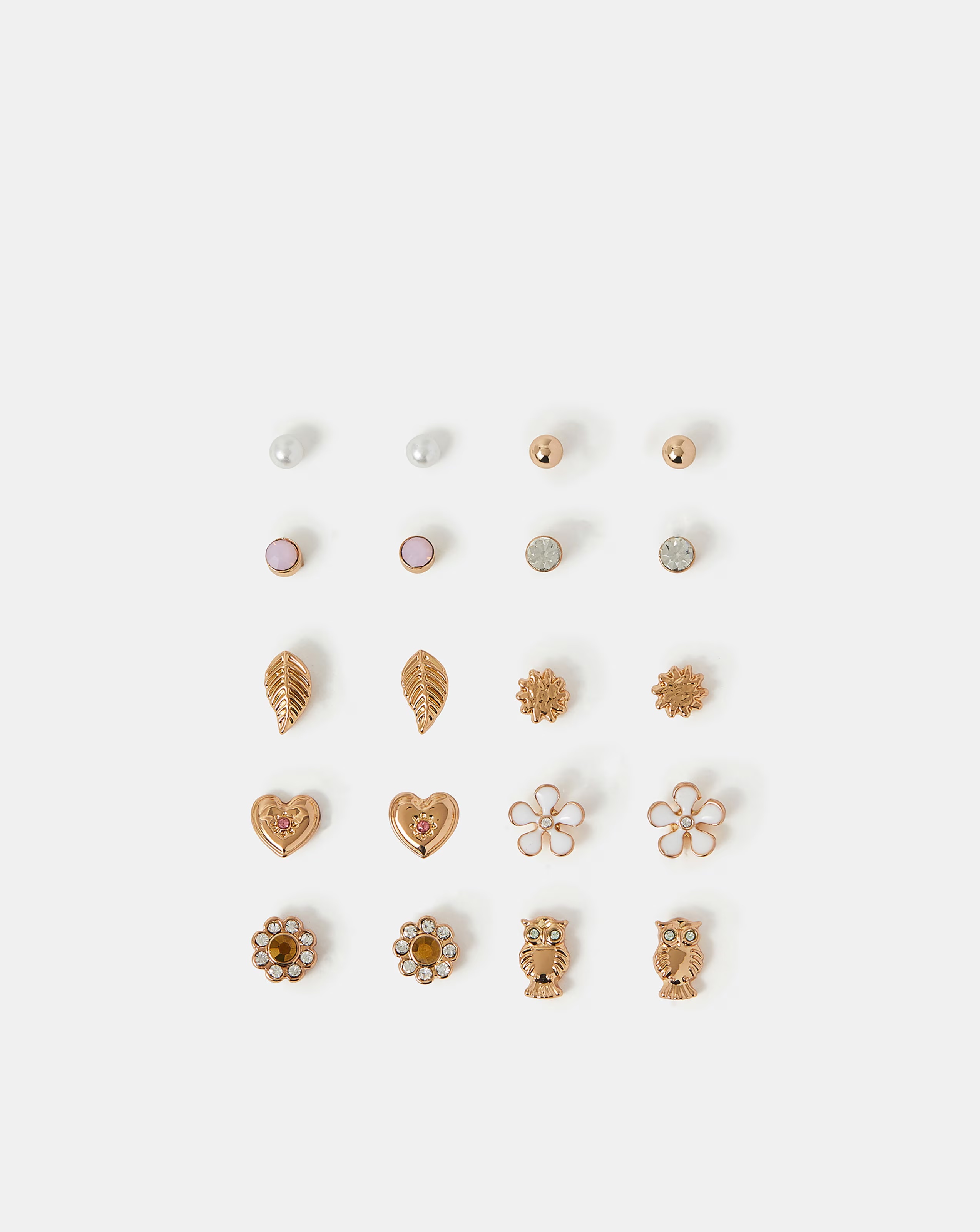 Accessorize 10-Pack Spring Stud Earrings 1 Accessorize 10-Pack Spring Stud Earrings