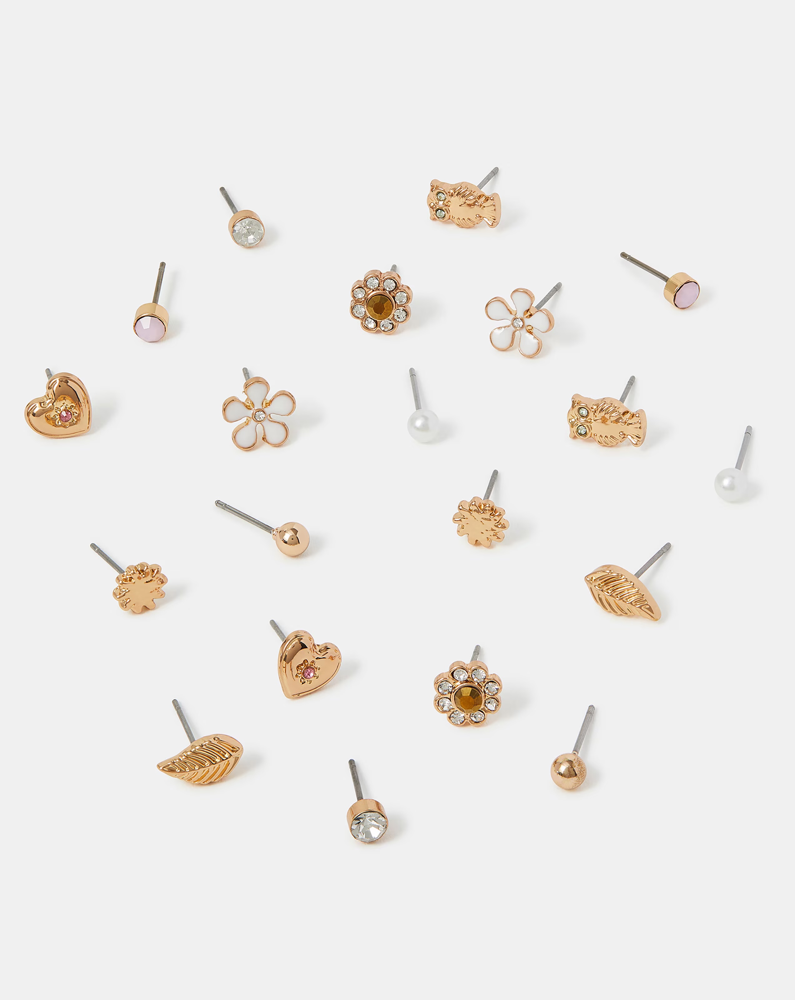 Accessorize 10-Pack Spring Stud Earrings 3 Accessorize 10-Pack Spring Stud Earrings
