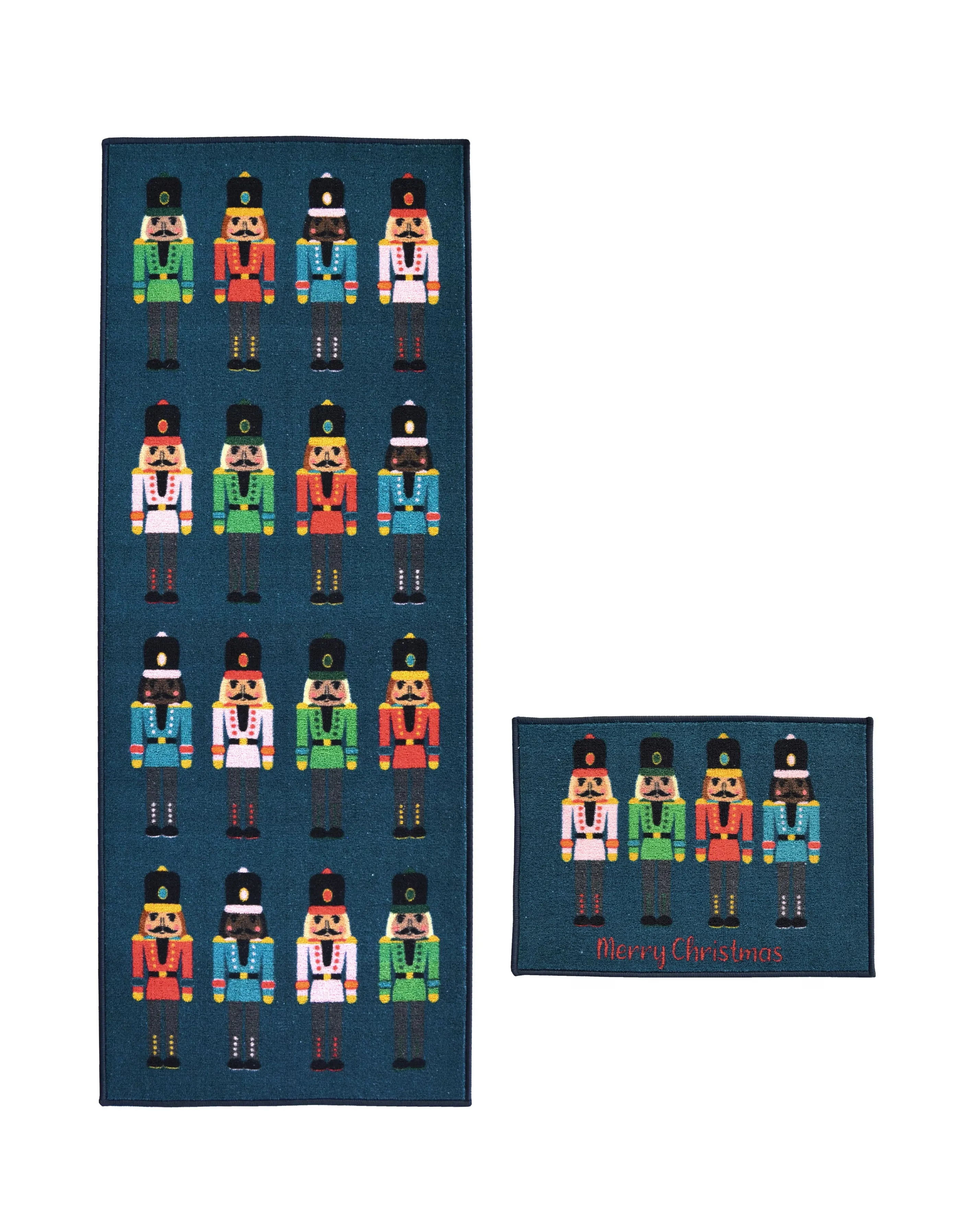 Nutcracker Runner and Doormat Set 3 Nutcracker Runner and Doormat Set