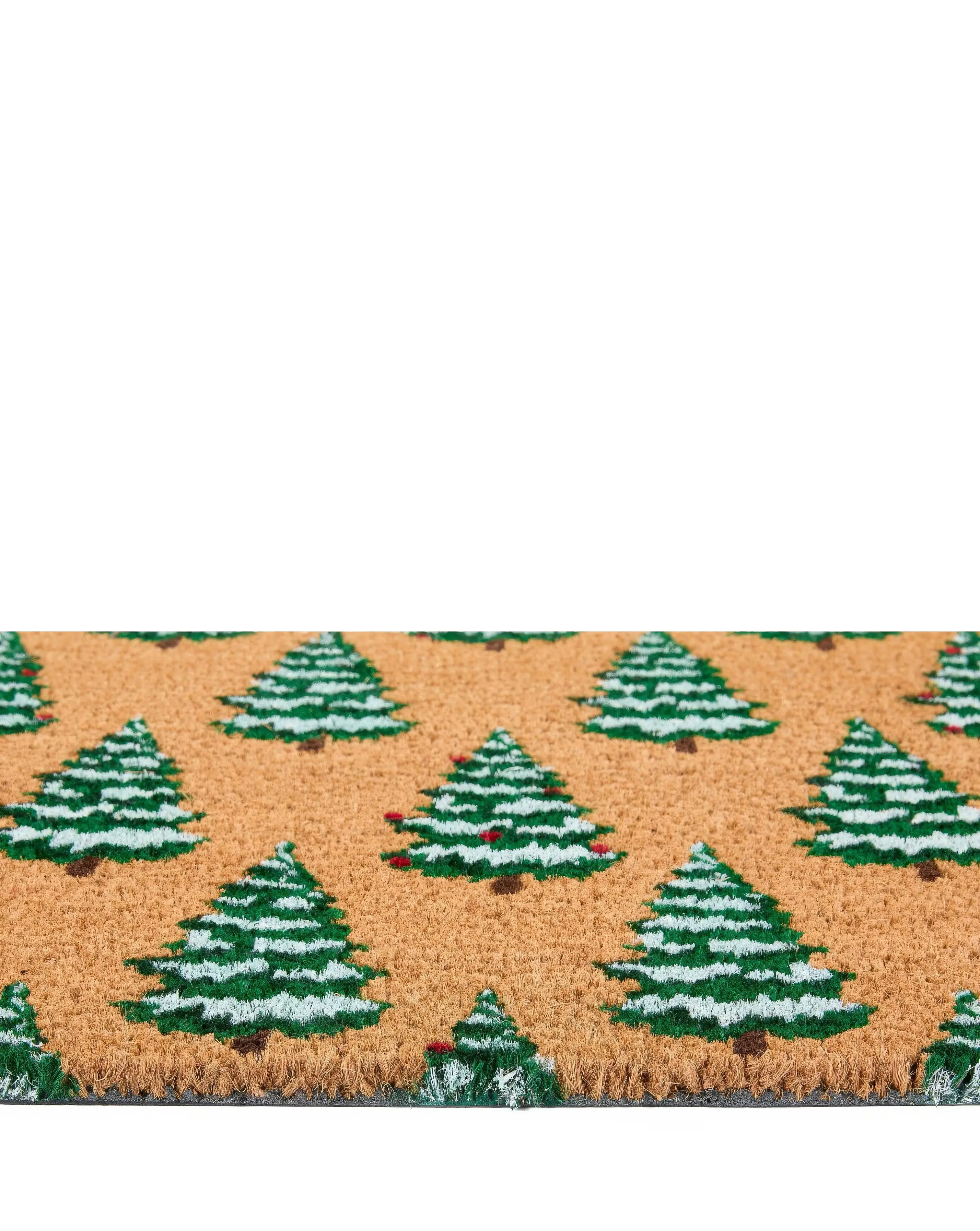Festive Trees Coir Doormat 2 Festive Trees Coir Doormat
