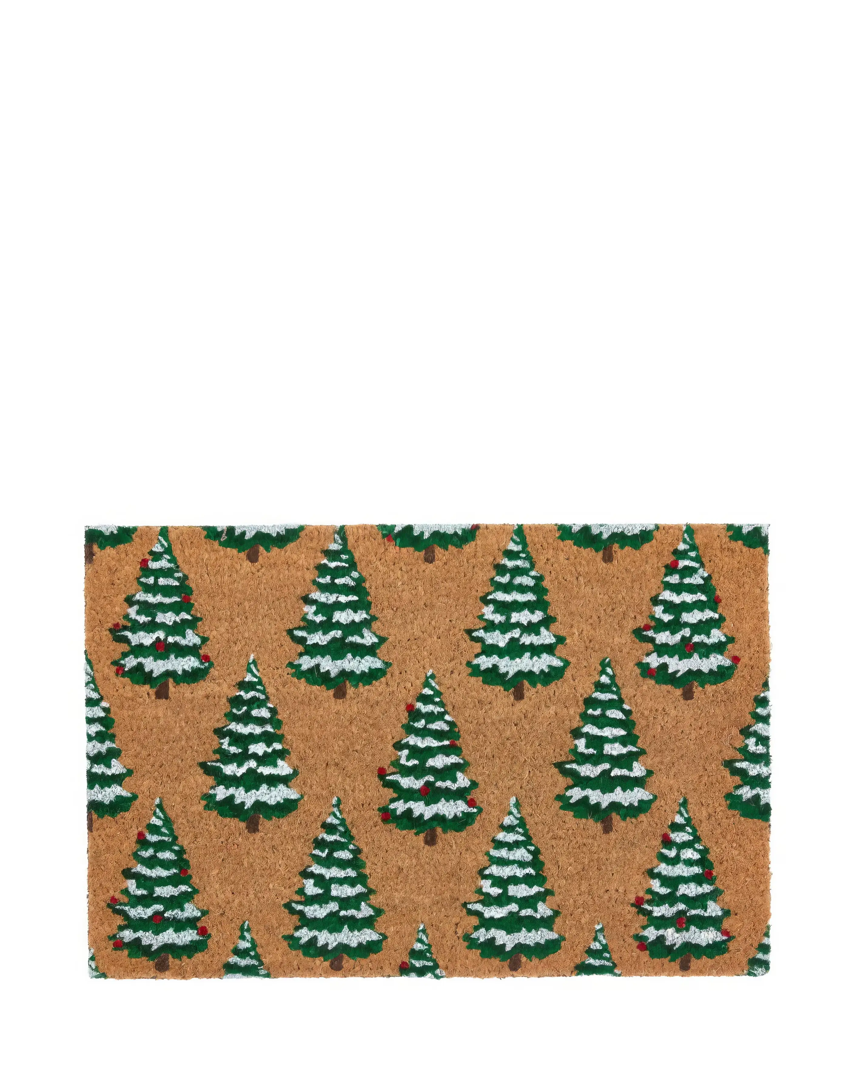 Festive Trees Coir Doormat 3 Festive Trees Coir Doormat