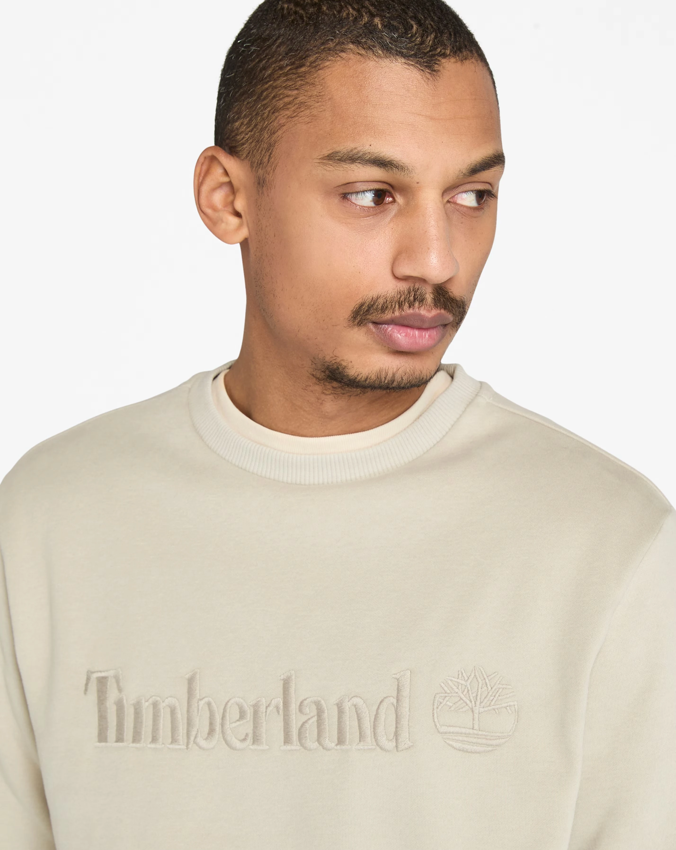 Timberland Hampthon Crew Neck Sweatshirt - Natural 2 Timberland Hampthon Crew Neck Sweatshirt - Natural