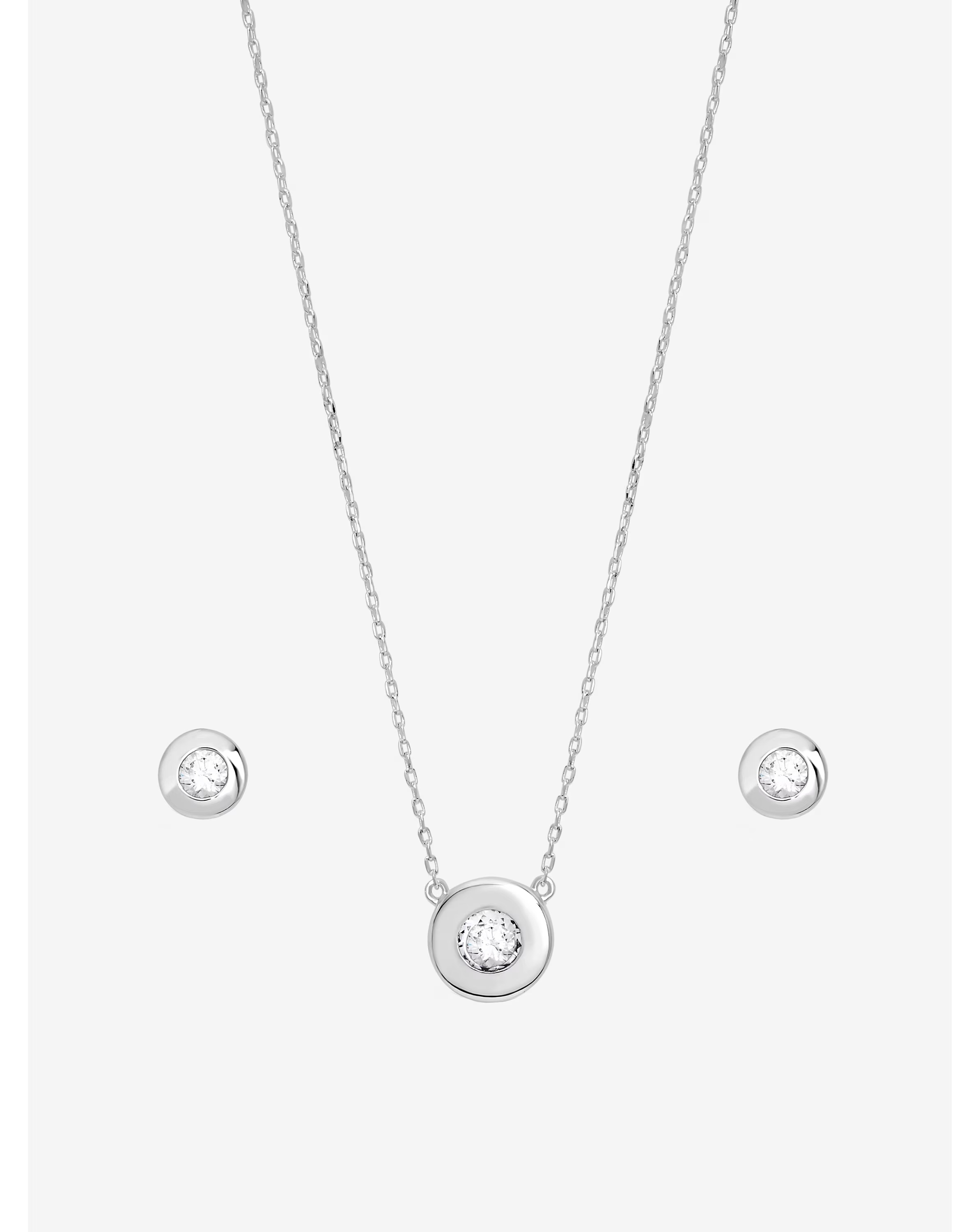 Jon Richard Silver Plated and Crystal Besel Set - Gift Box 2 Jon Richard Silver Plated and Crystal Besel Set - Gift Box