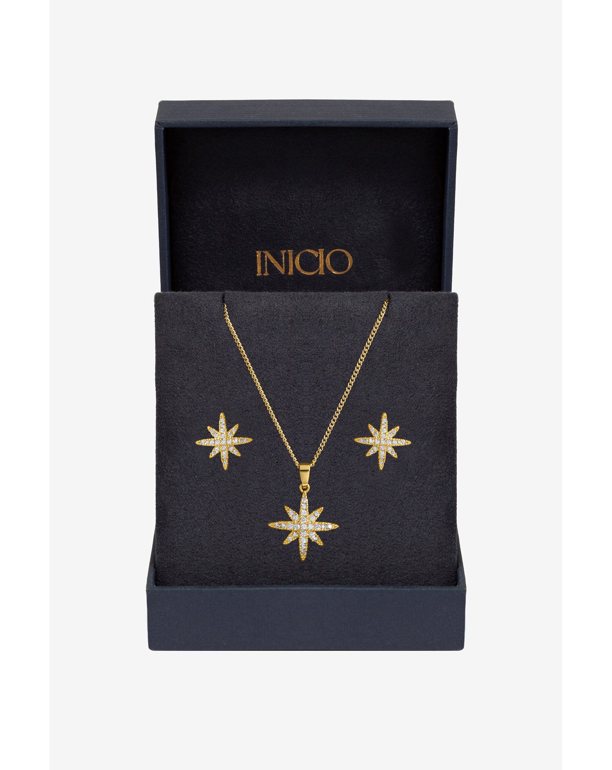 Inicio CZ Star Set - Gift Boxed 1 Inicio CZ Star Set - Gift Boxed