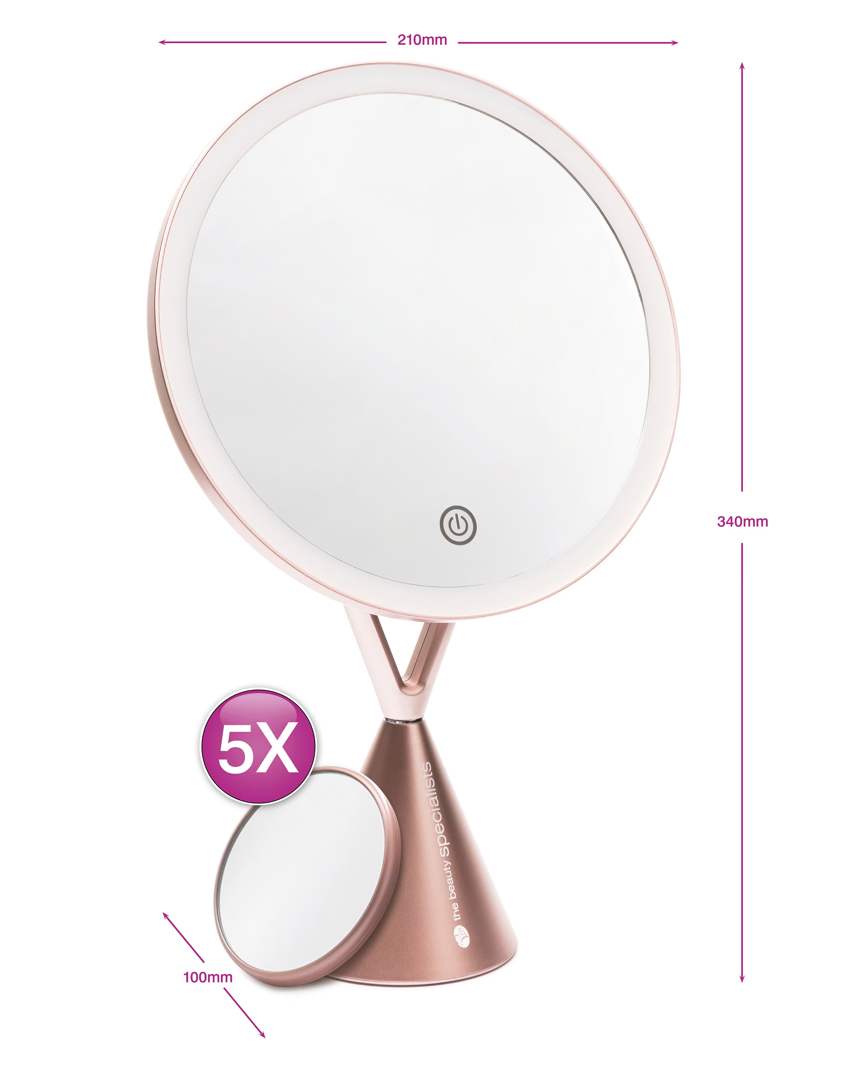 Rio HD Illuminated Make Up Mirror 2 Rio HD Illuminated Make Up Mirror