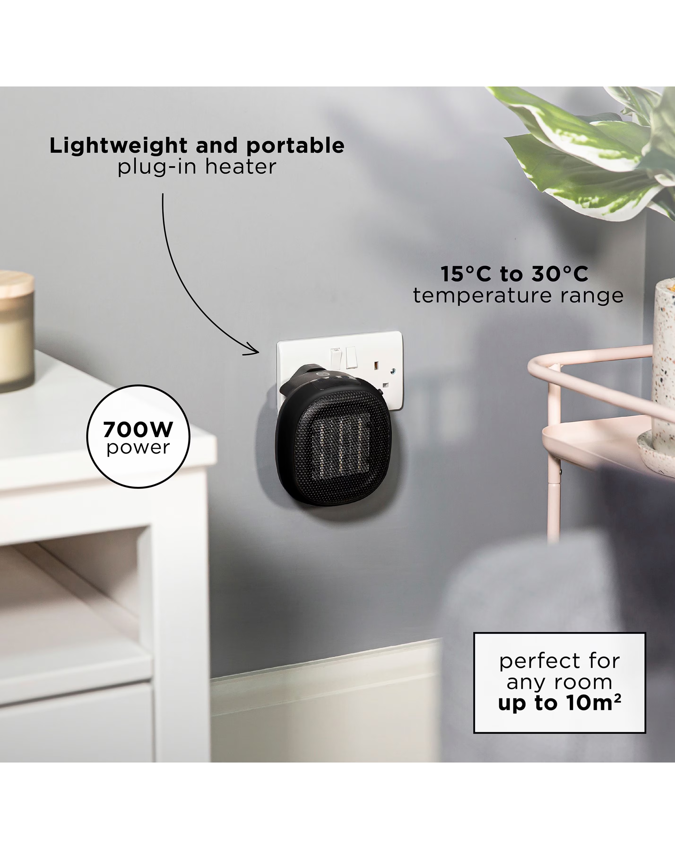 Russell Hobbs 700w Plug In Heater 4 Russell Hobbs 700w Plug In Heater