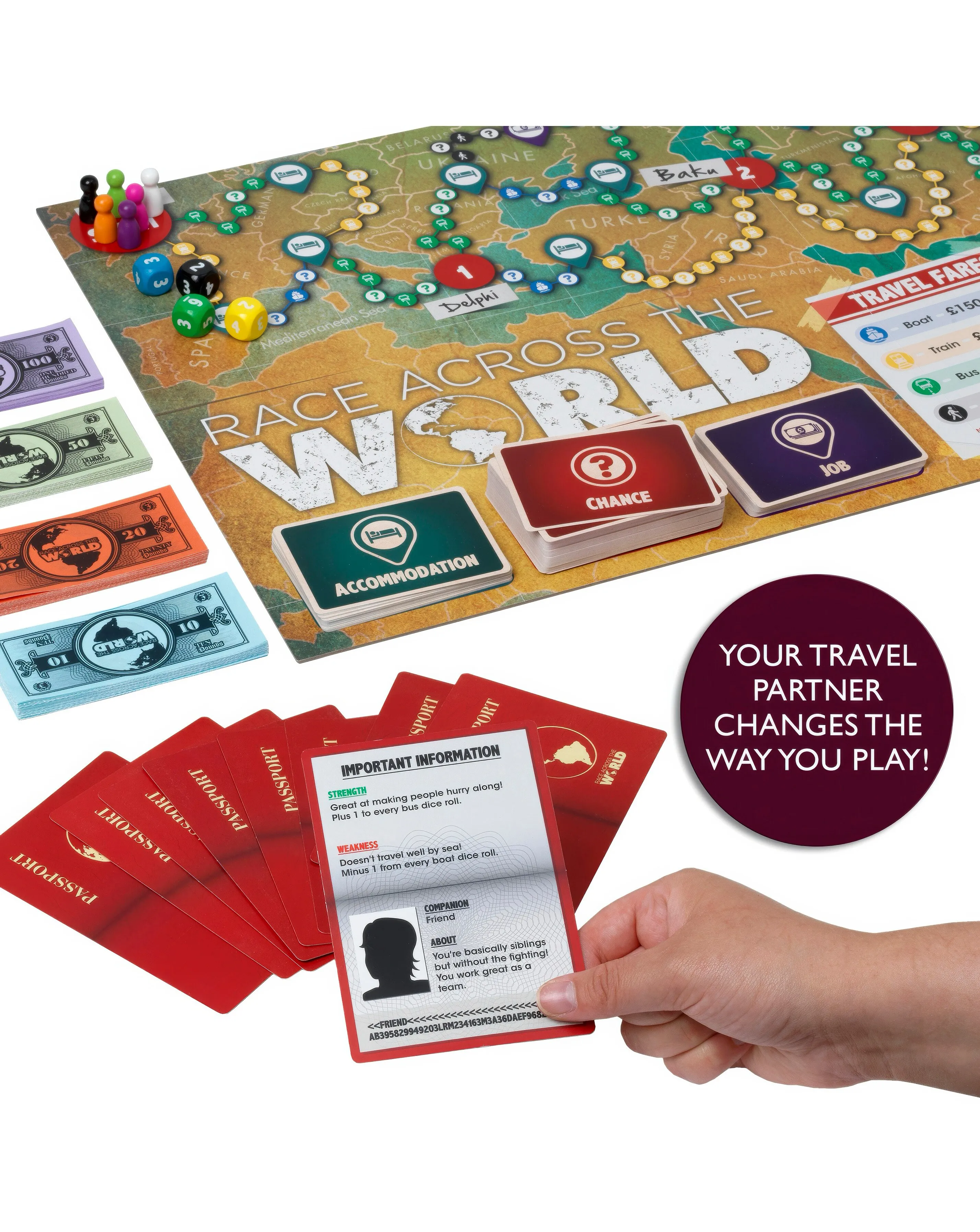 Race Across the World Board Game 5 Race Across the World Board Game