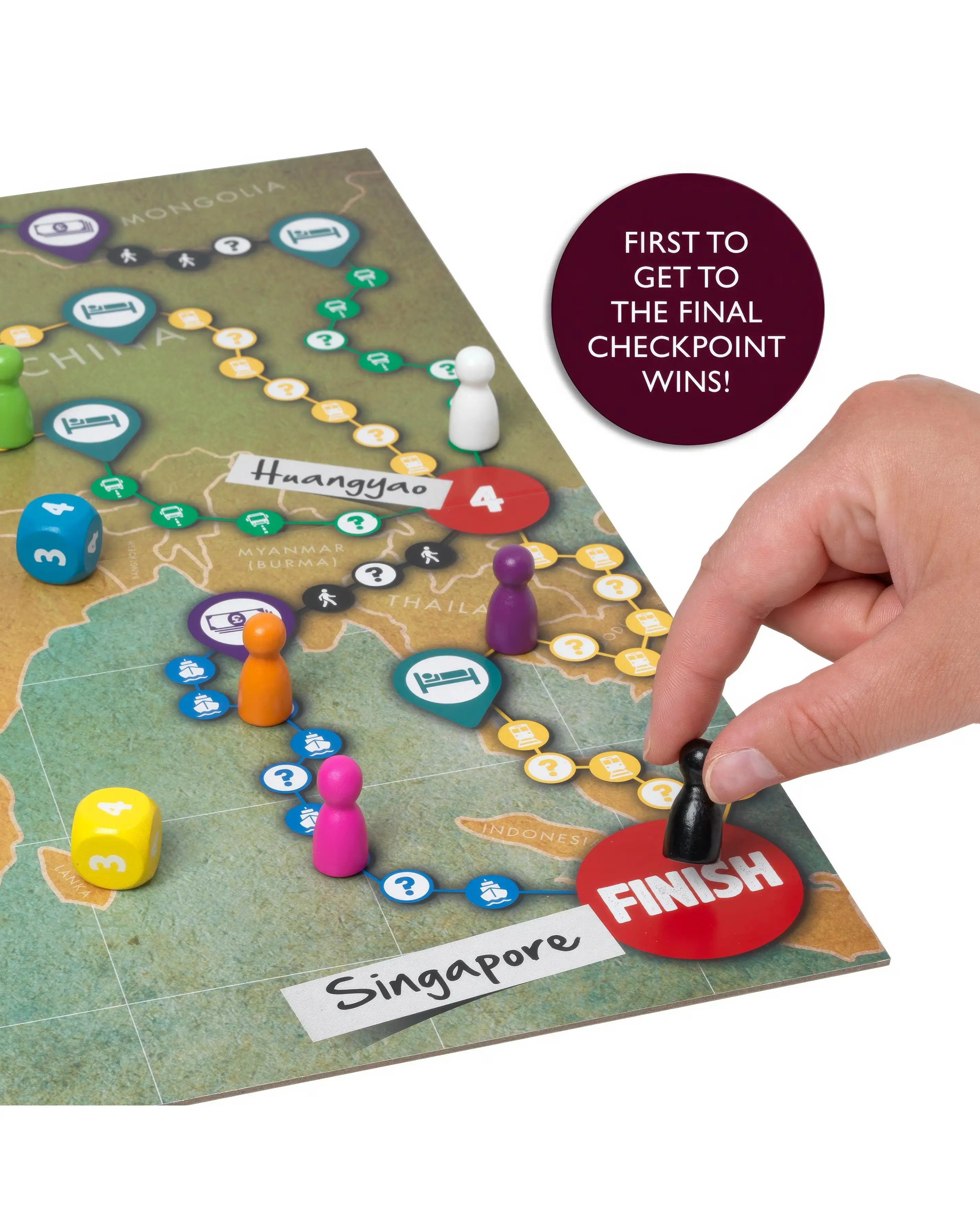 Race Across the World Board Game 6 Race Across the World Board Game