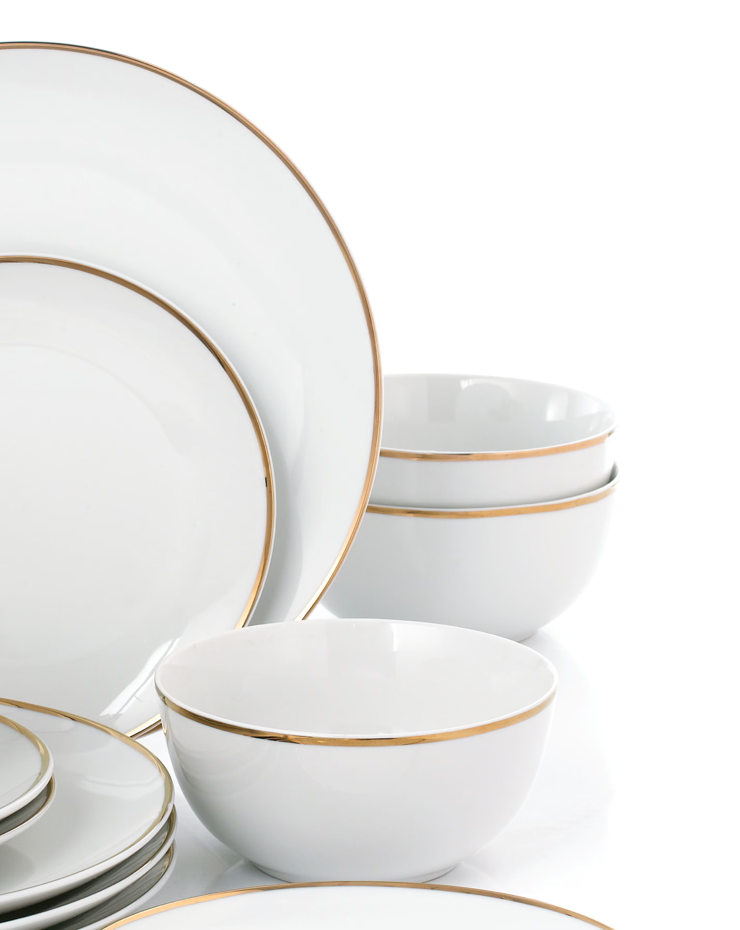 Waterside Goldline 12 Piece Dinner Set 3 Waterside Goldline 12 Piece Dinner Set