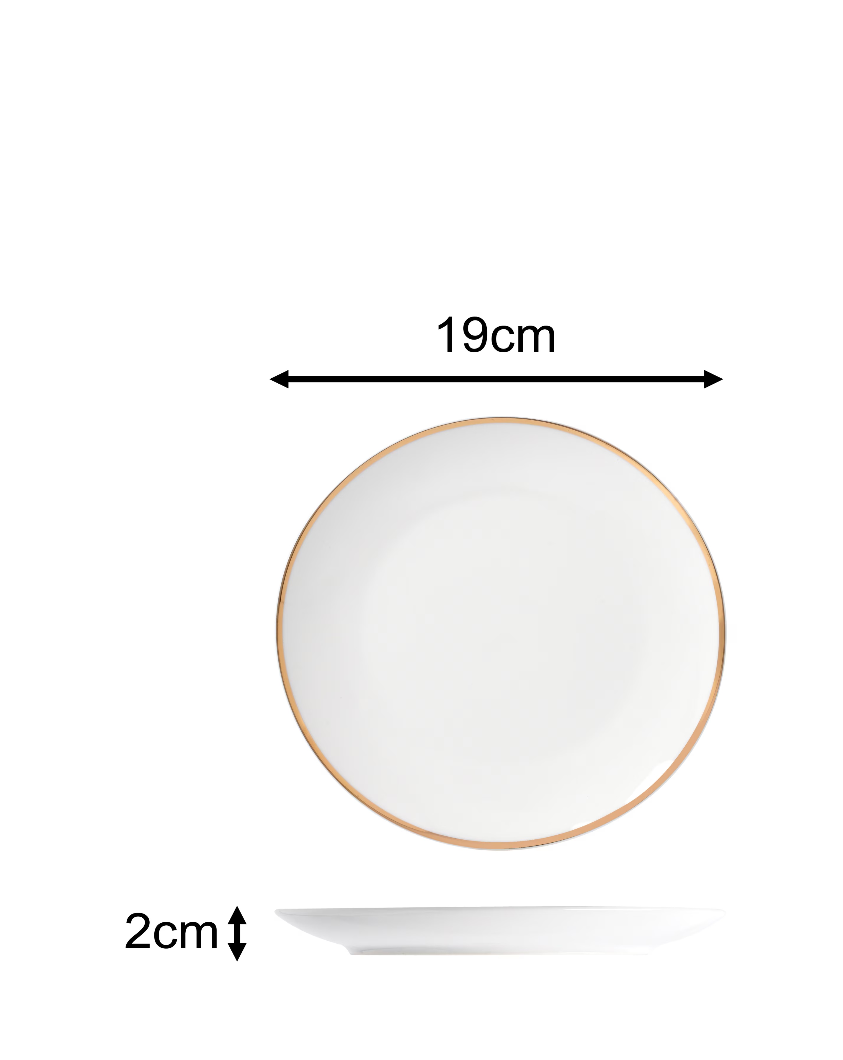 Waterside Goldline 12 Piece Dinner Set 6 Waterside Goldline 12 Piece Dinner Set