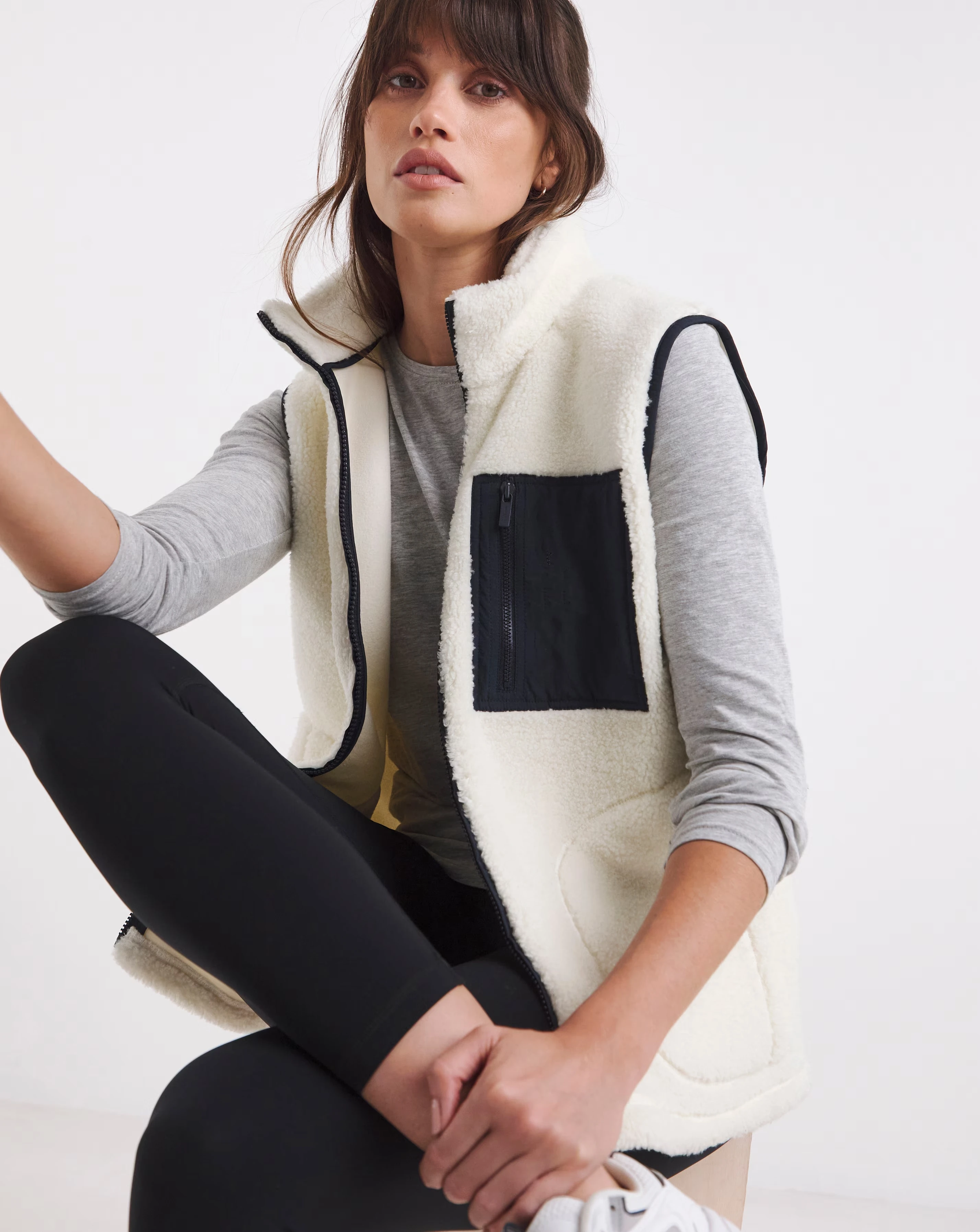 Sweaty Betty Plush Gilet 1 Sweaty Betty Plush Gilet