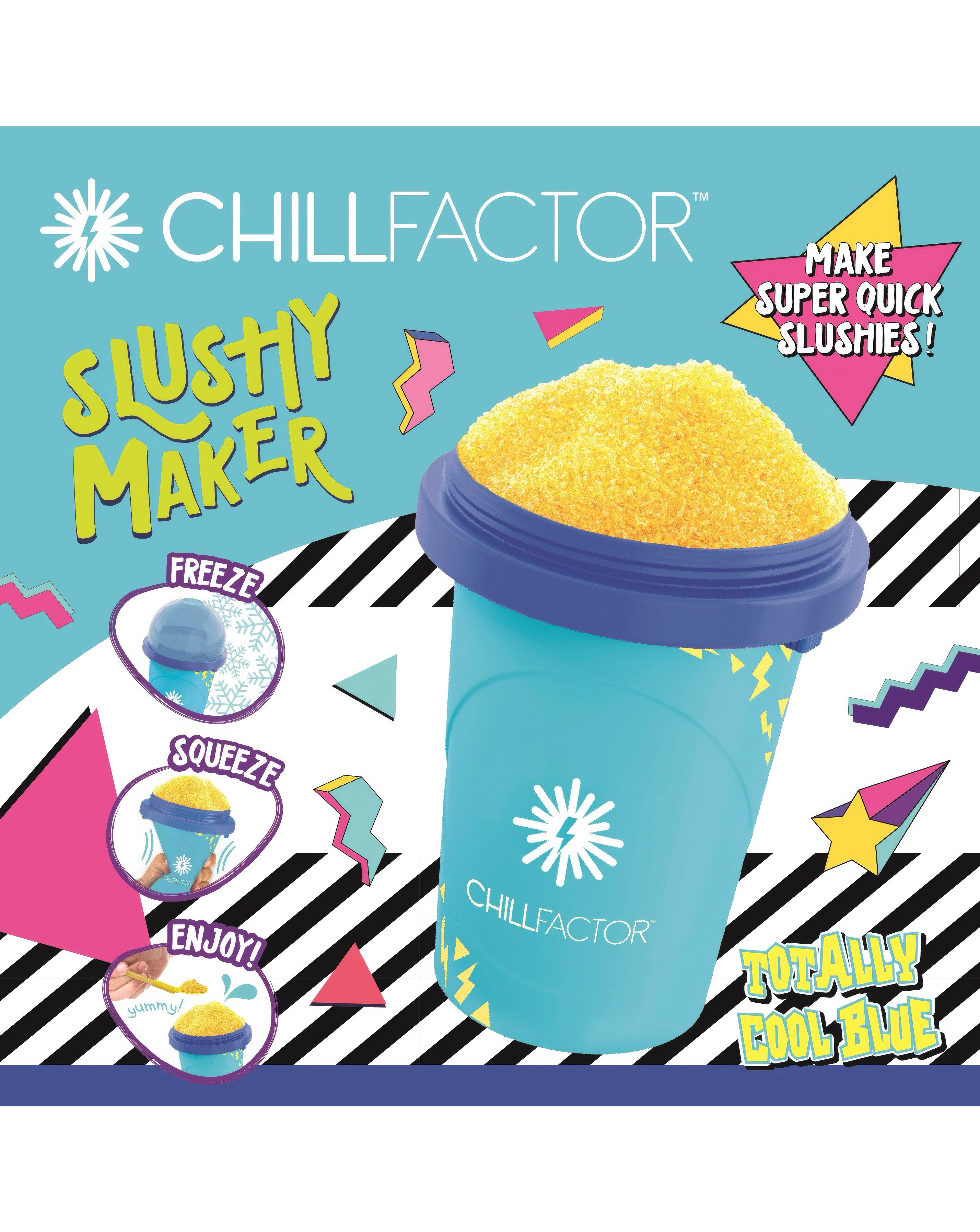 Chillfactor Slushy Maker Colour Shock - Totally Cool Blue 7 Chillfactor Slushy Maker Colour Shock - Totally Cool Blue