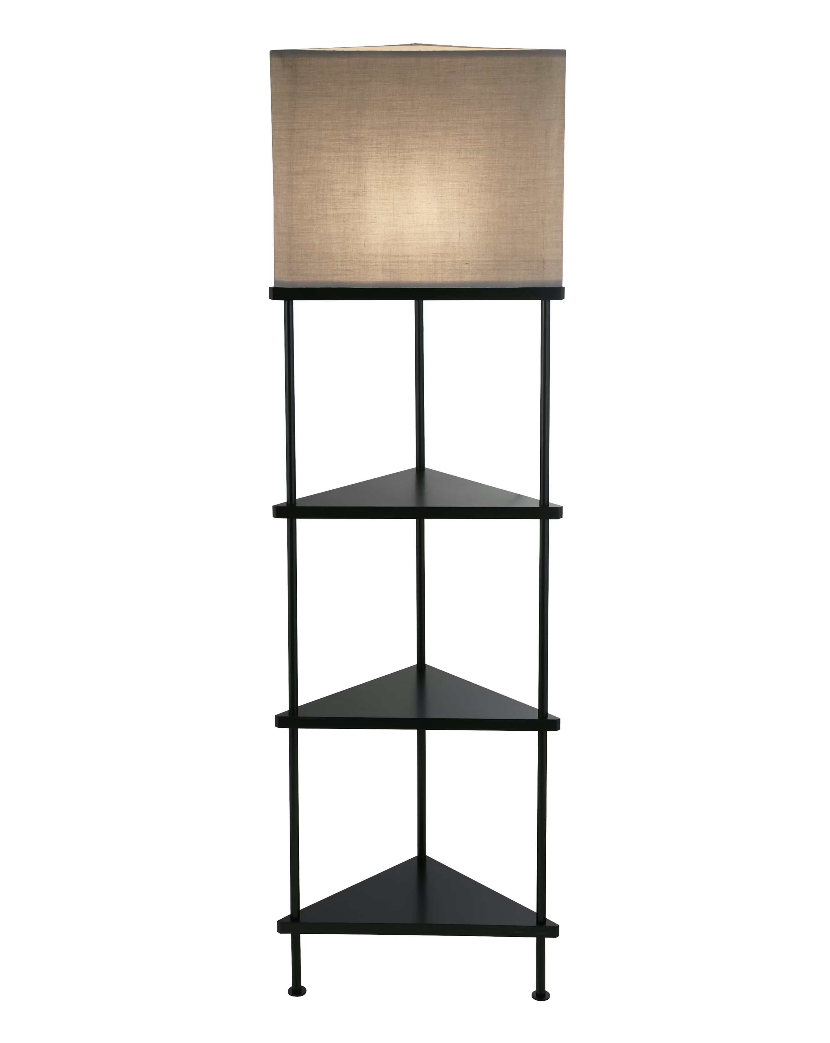 Corner Shelf Floor Lamp