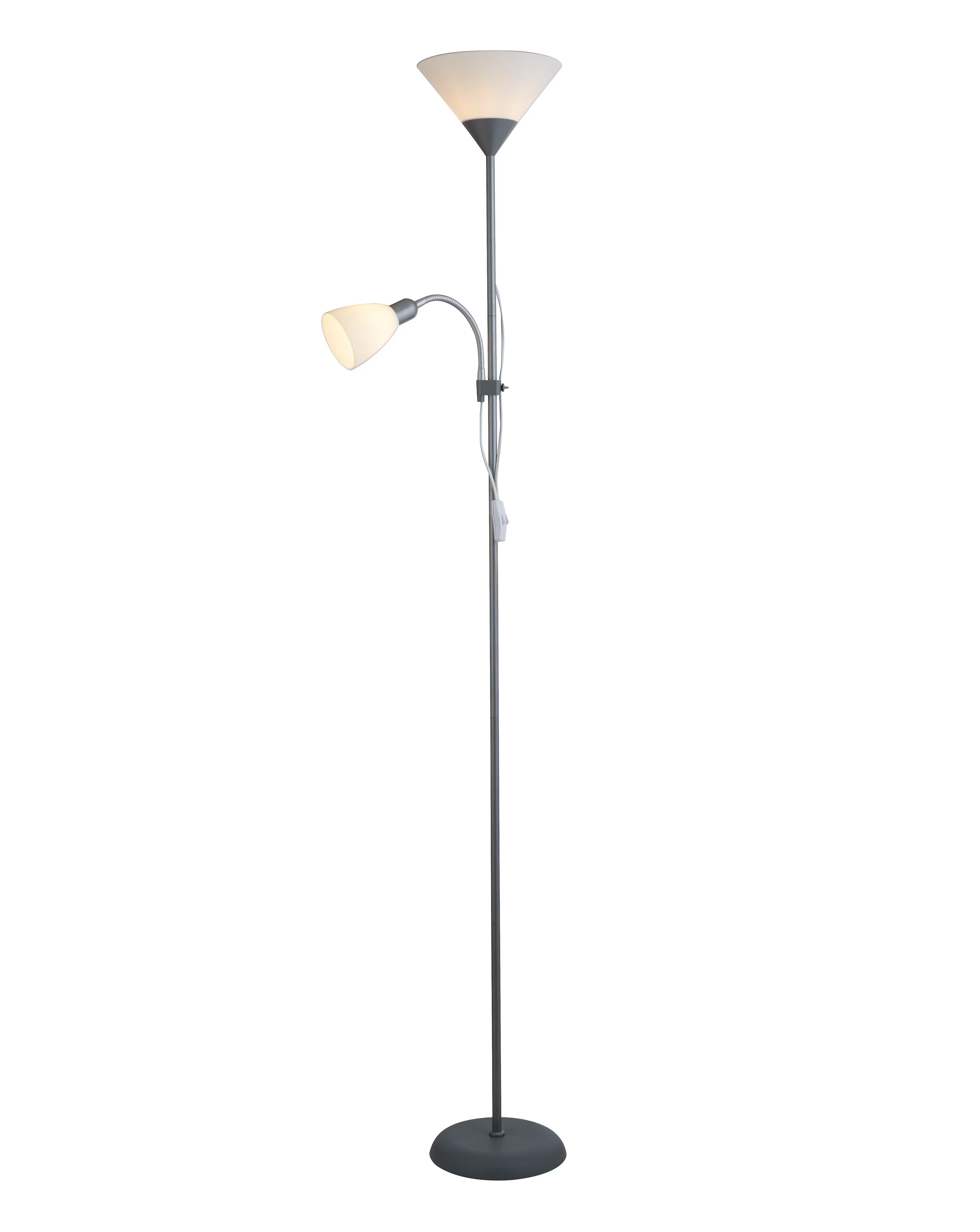 Dual Purpose Floor Lamp Silver 3 Dual Purpose Floor Lamp Silver