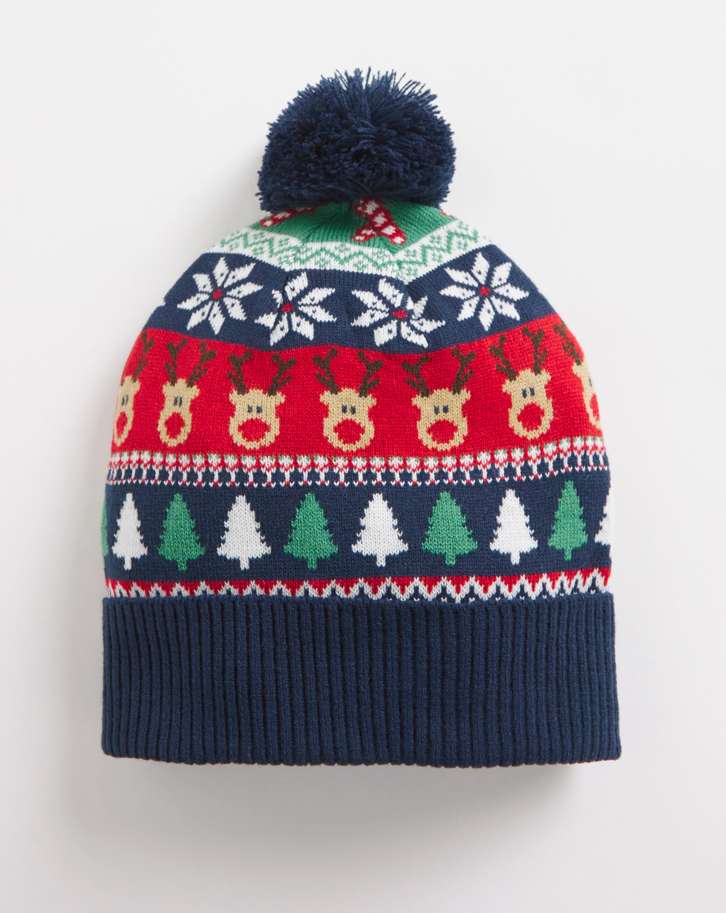 Christmas Fairisle Bobble Hat 1 Christmas Fairisle Bobble Hat
